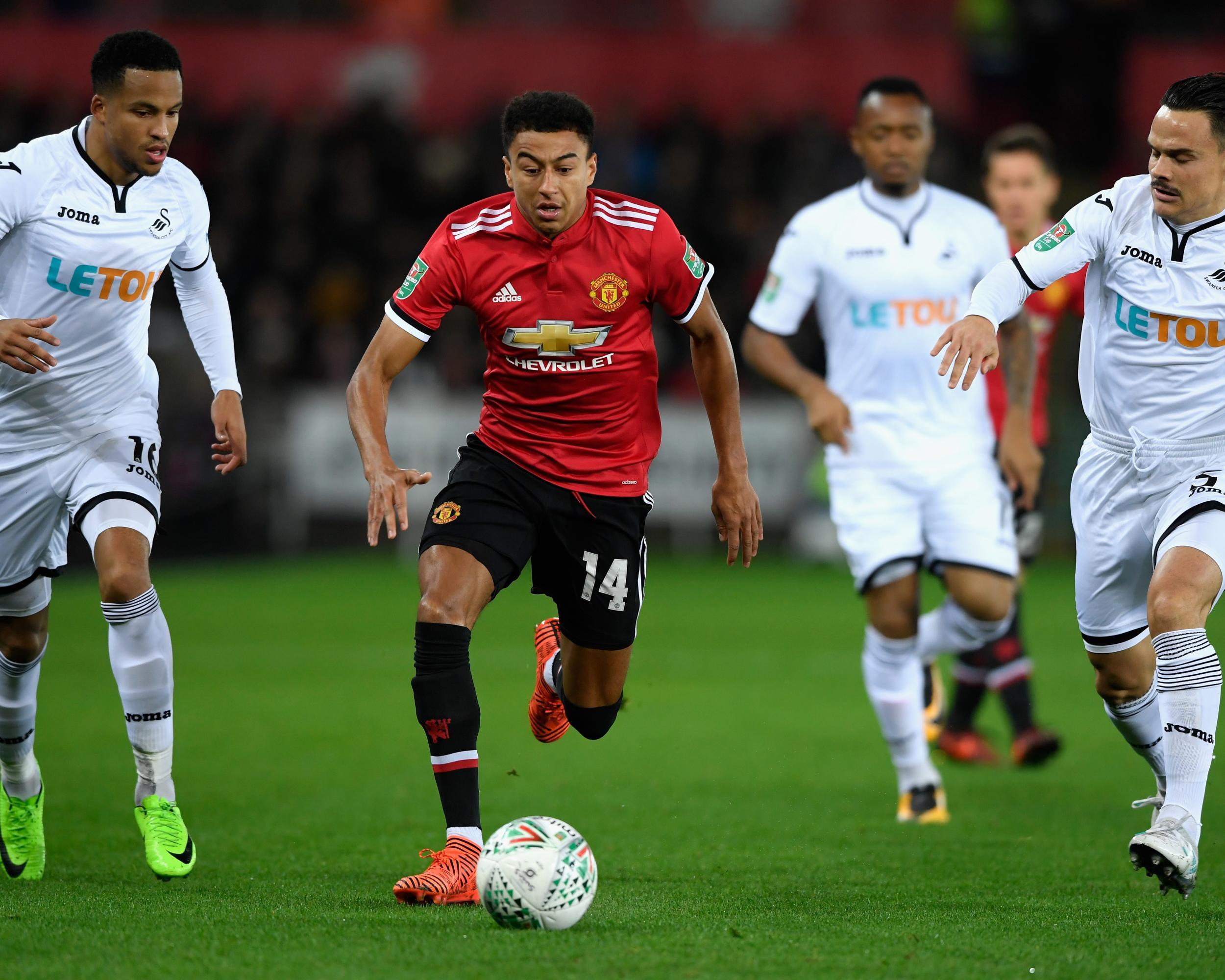 Lingard was the stand-out player on the night