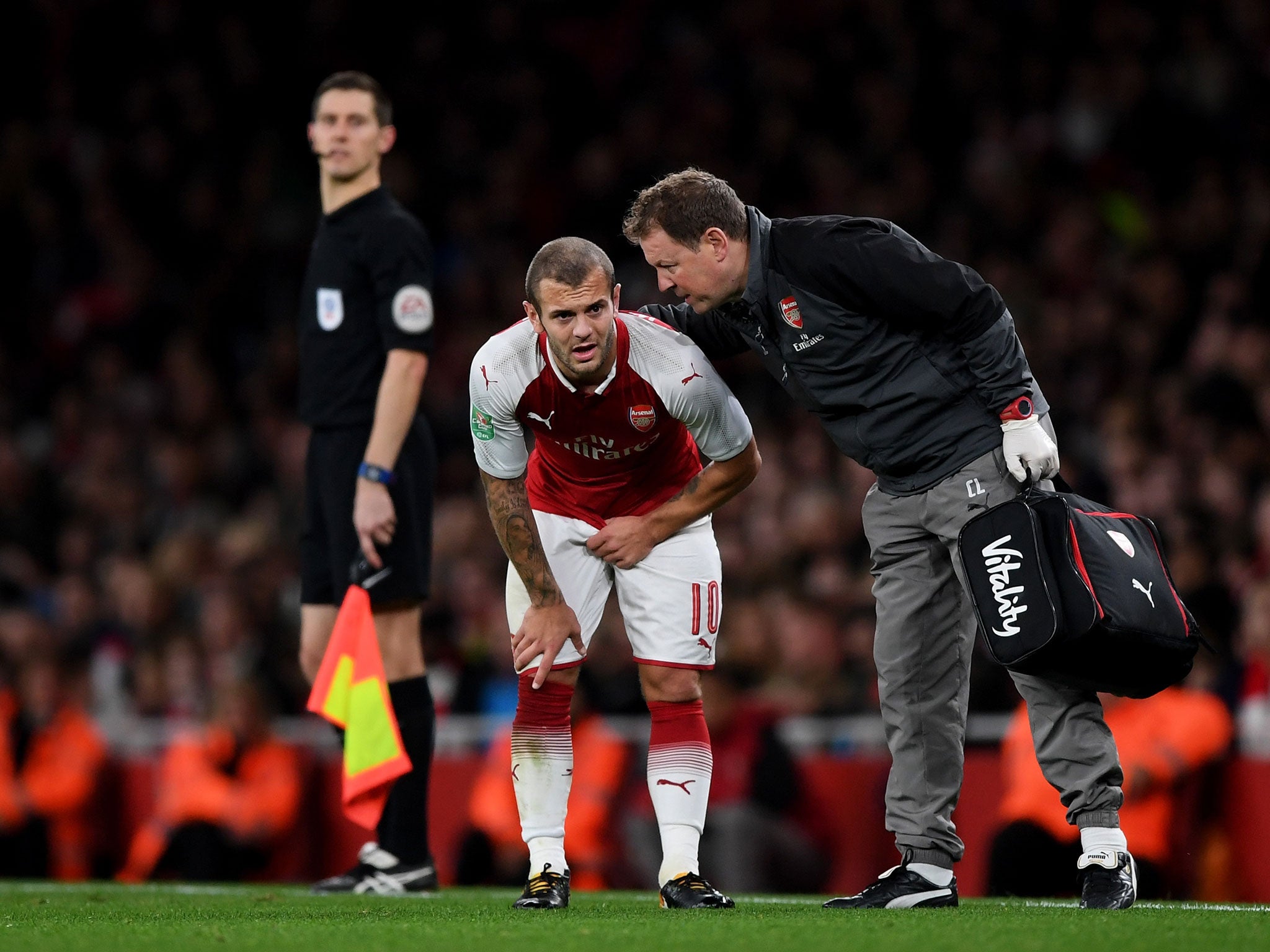 &#13;
Jack Wilshere failed to make much of an impact &#13;