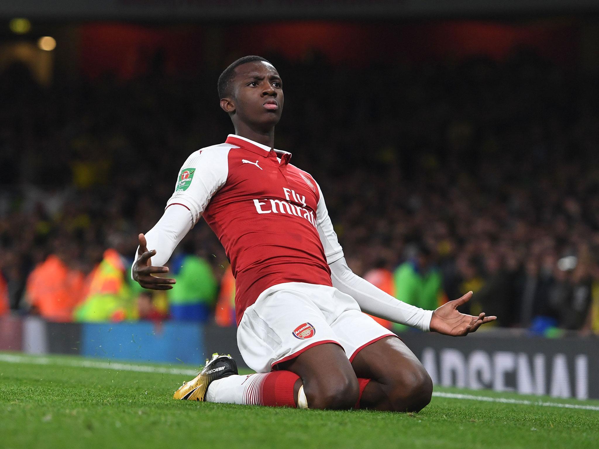 &#13;
Nketiah scored twice on his debut to give the Gunners the win over Norwich &#13;