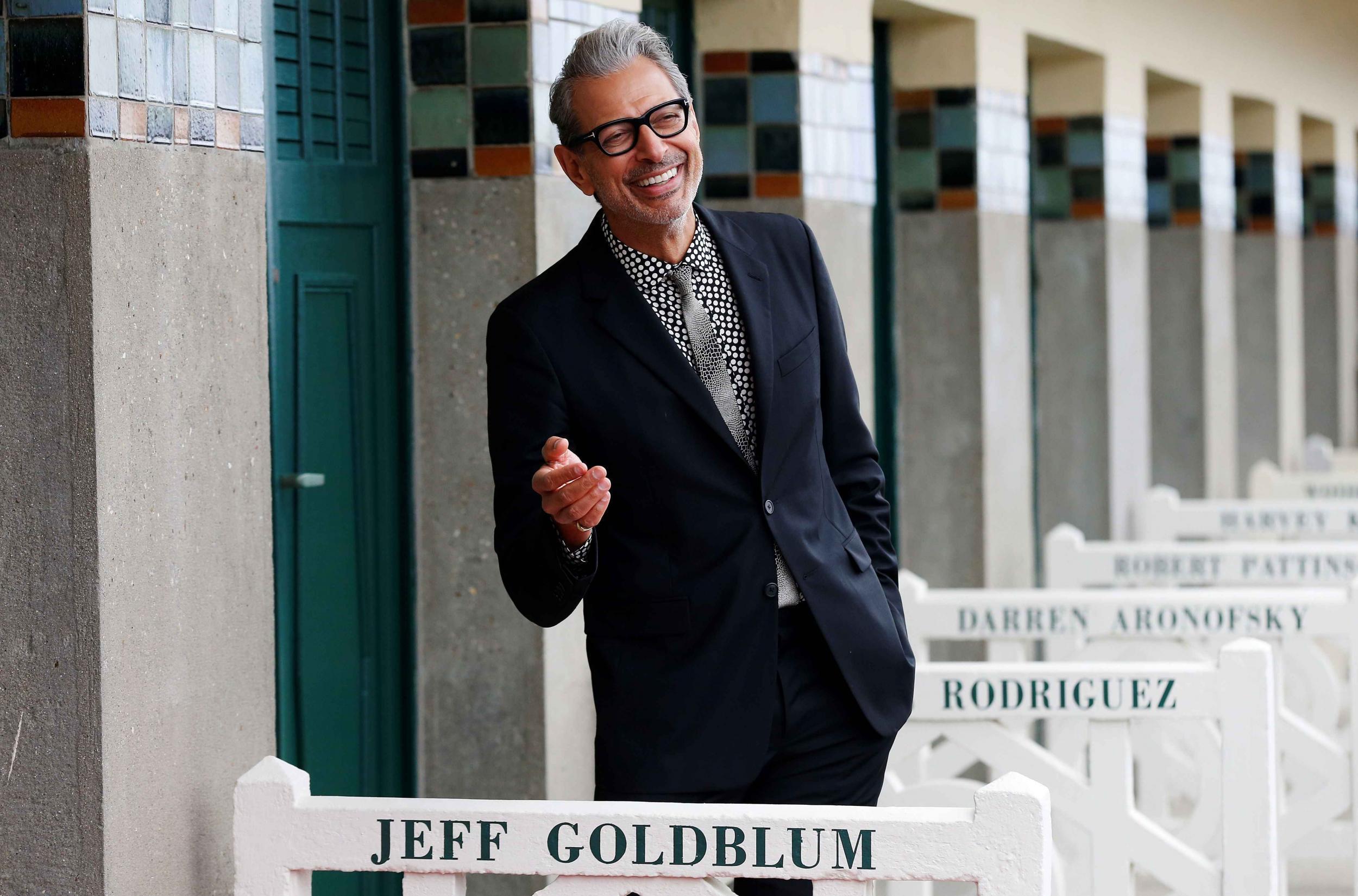 Boardwalk empire: the actor has a dedicated beach locker room on Deauville’s Promenade des Planches, Normandy. But, he says, ‘I wouldn’t say I am a movie star’