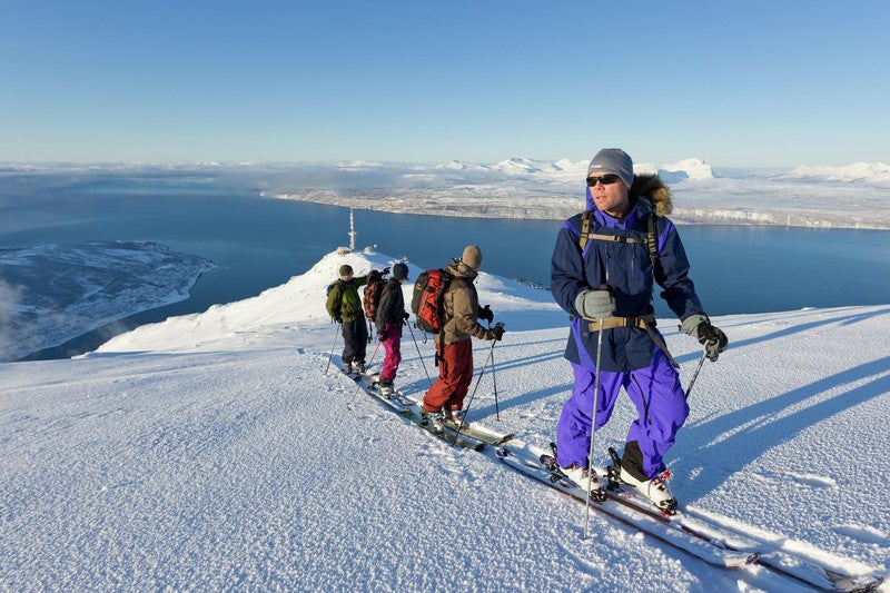 Explore the snowy slopes in northern Norway