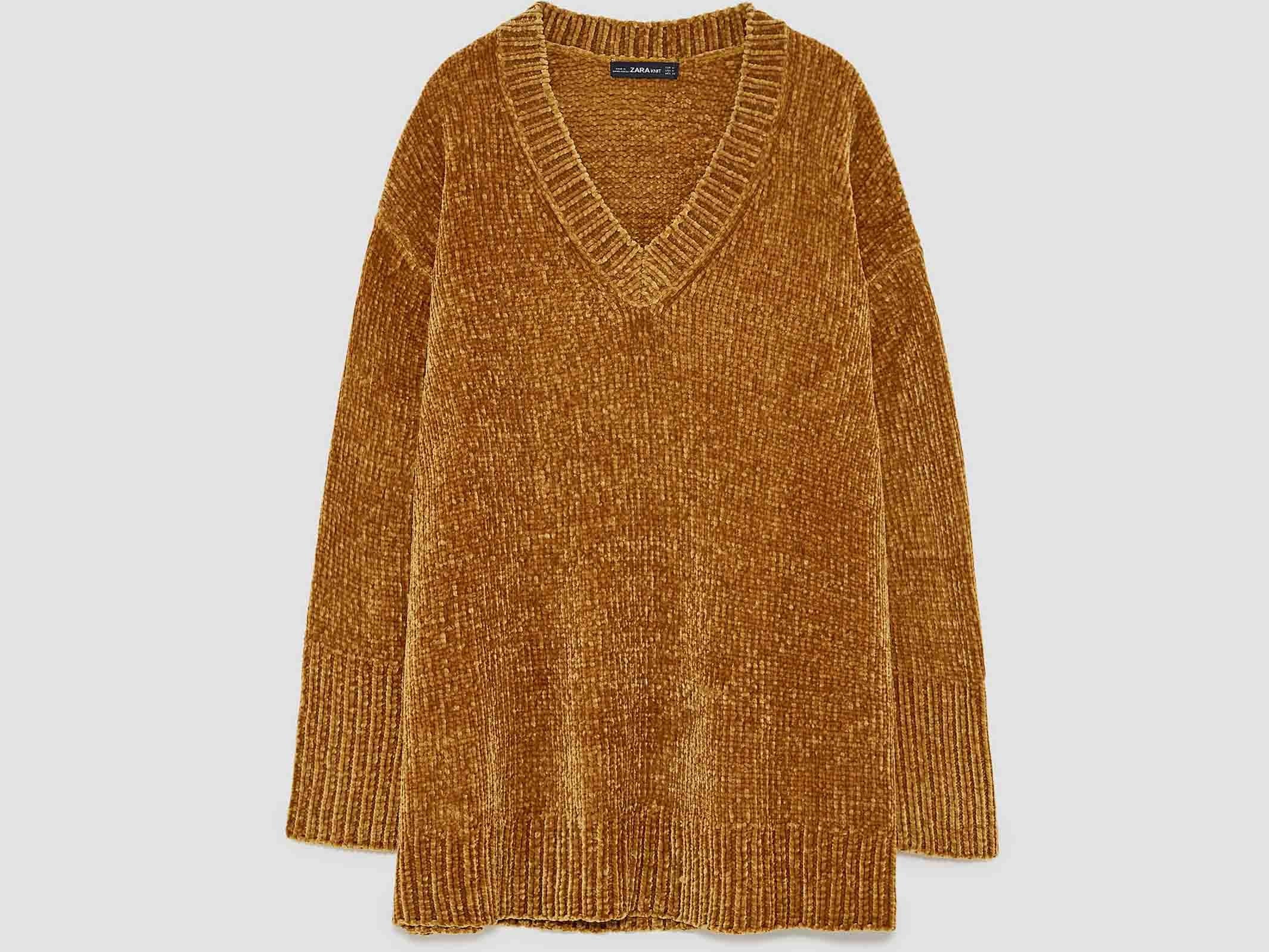 Oversized Chenille Sweater, £29.99, Zara