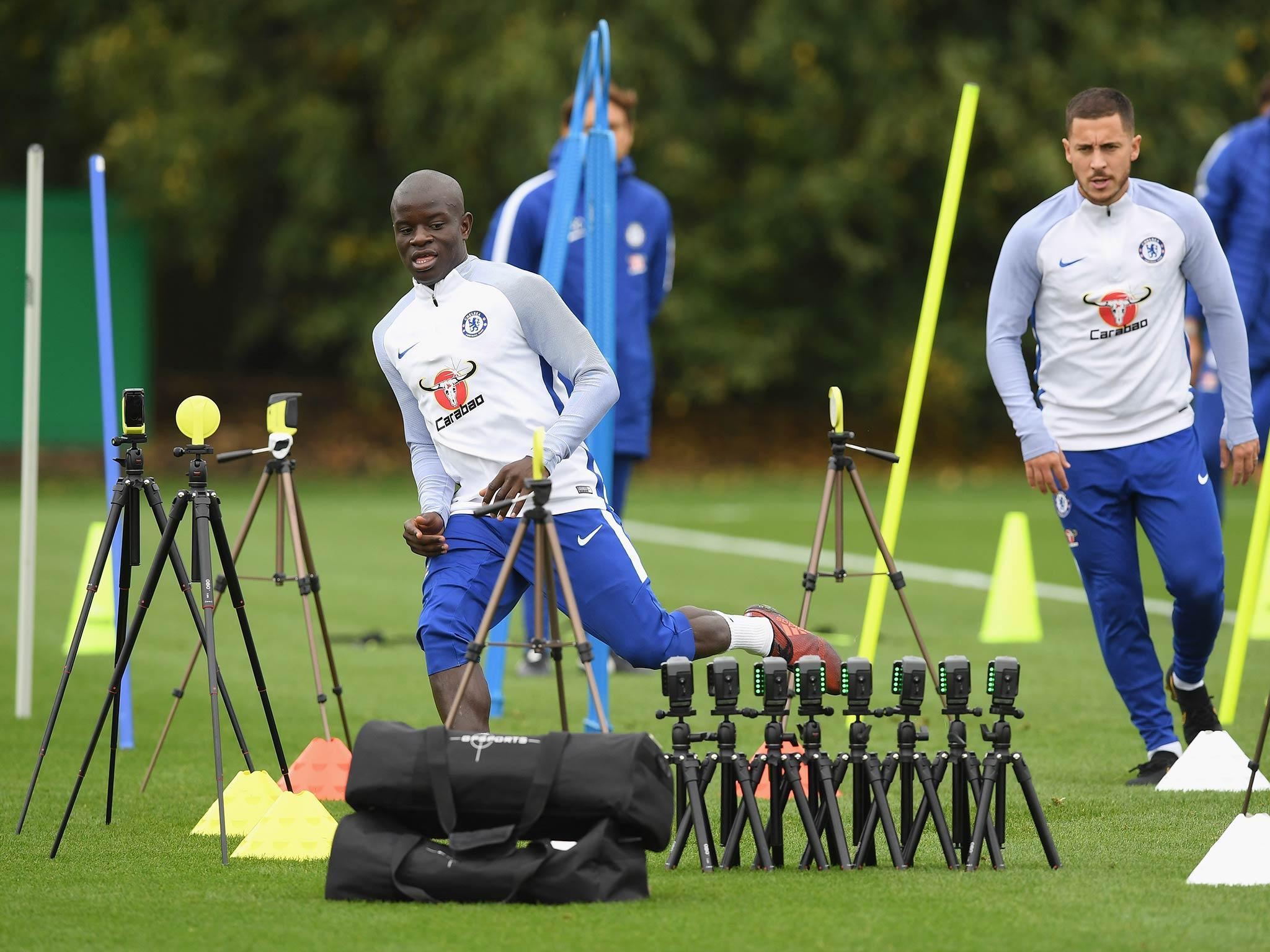 &#13;
Kante is continuing his recovery from injury (Getty)&#13;