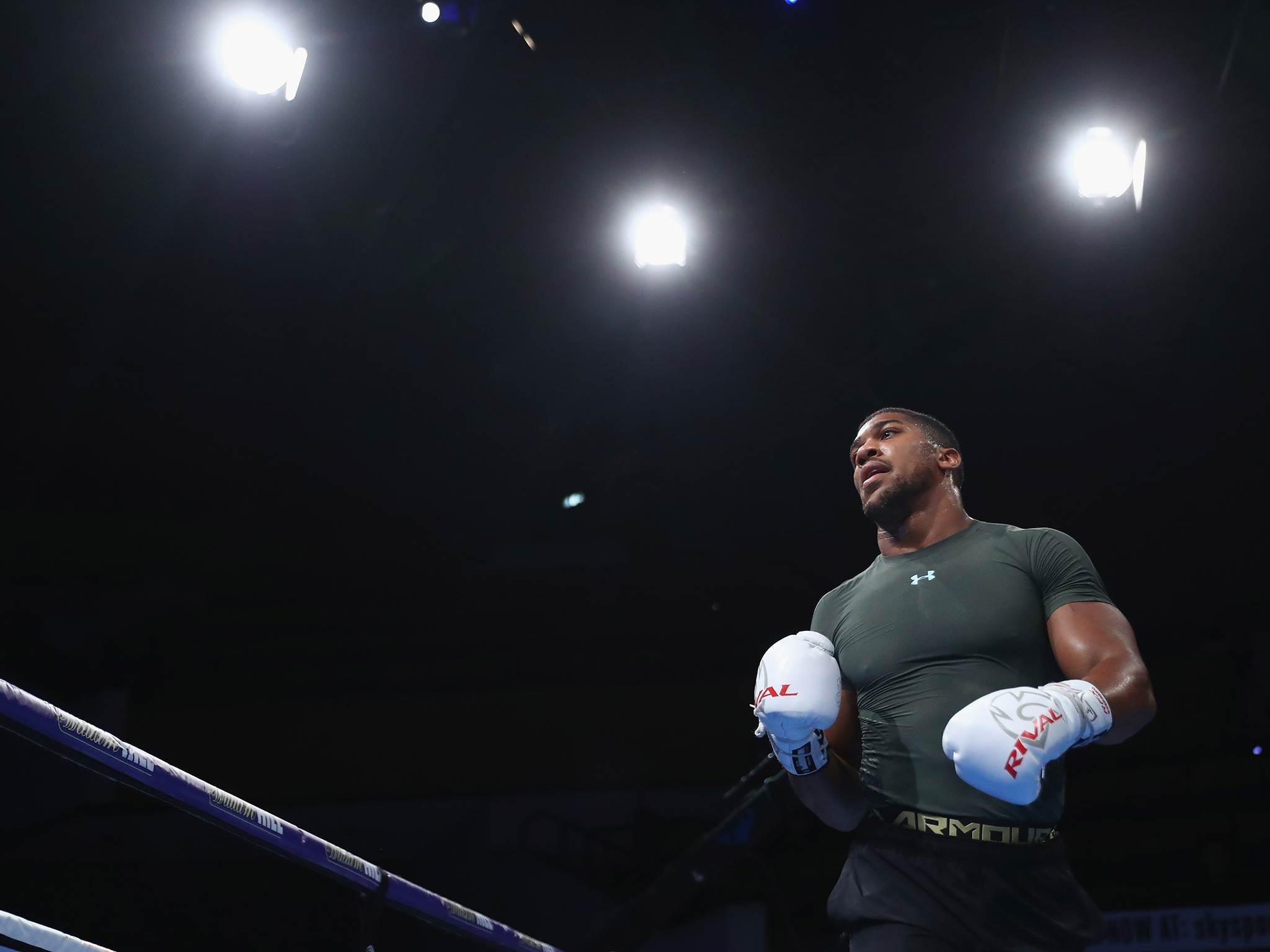 There are big plans for Anthony Joshua in 2018