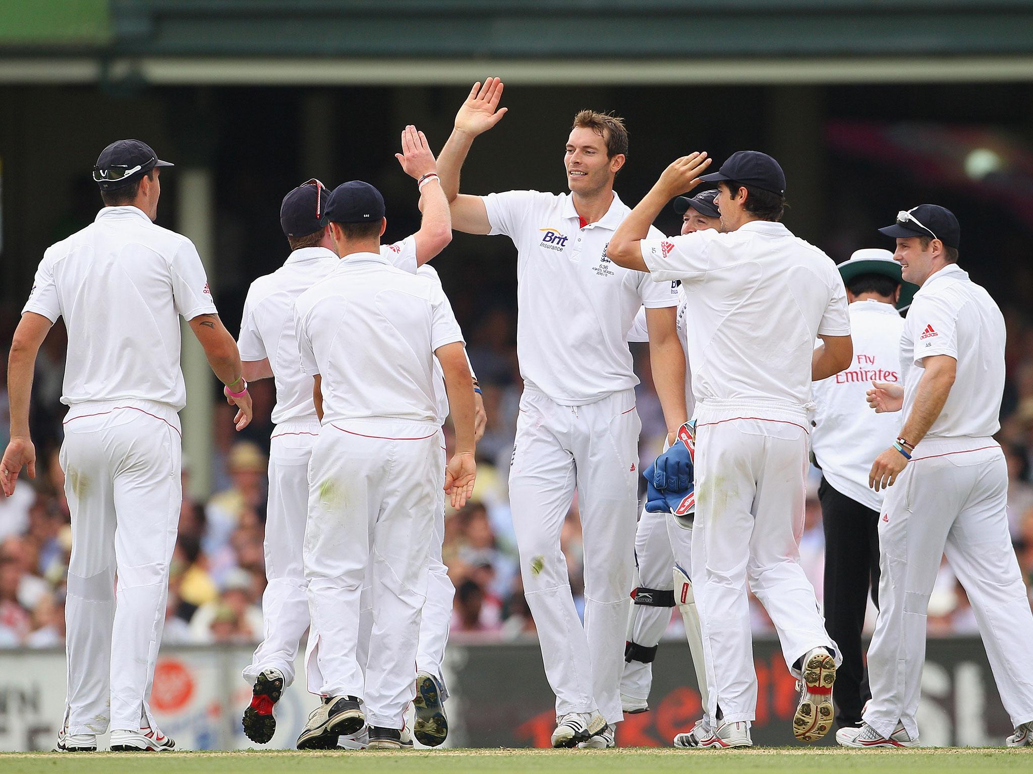 Tremlett was part of the side that won back the urn in 2011