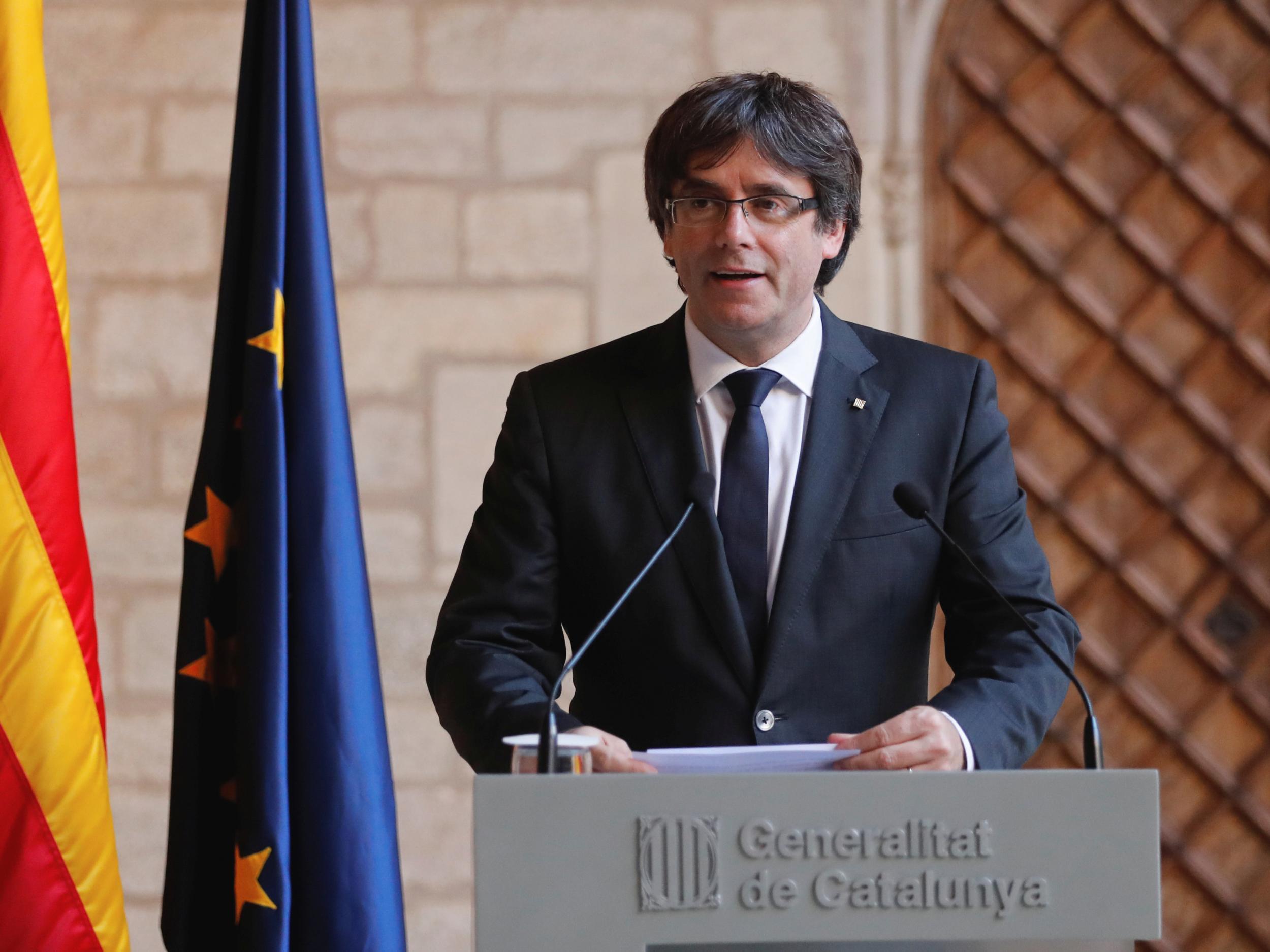 Carles Puigdemont failed to win the assurances he wanted that Madrid would step back from taking control of the region if he called the vote