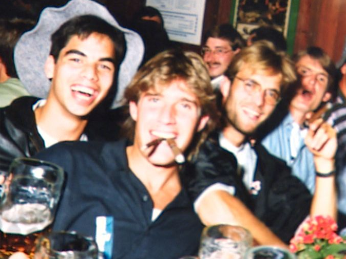 Wagner (left) and Klopp (right) at Oktoberfest in 1991