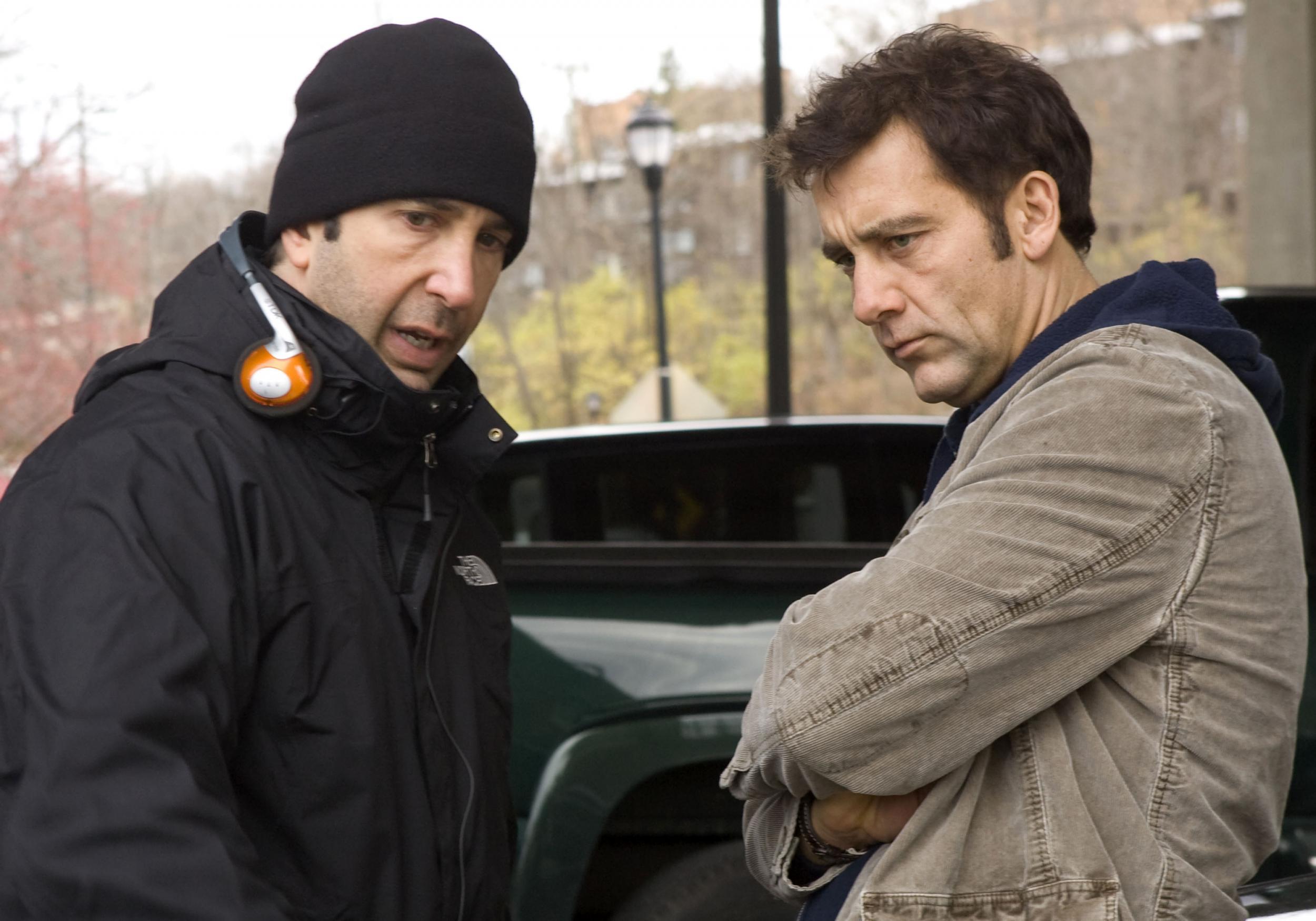 Schwimmer directing Clive Owen in 'Trust'