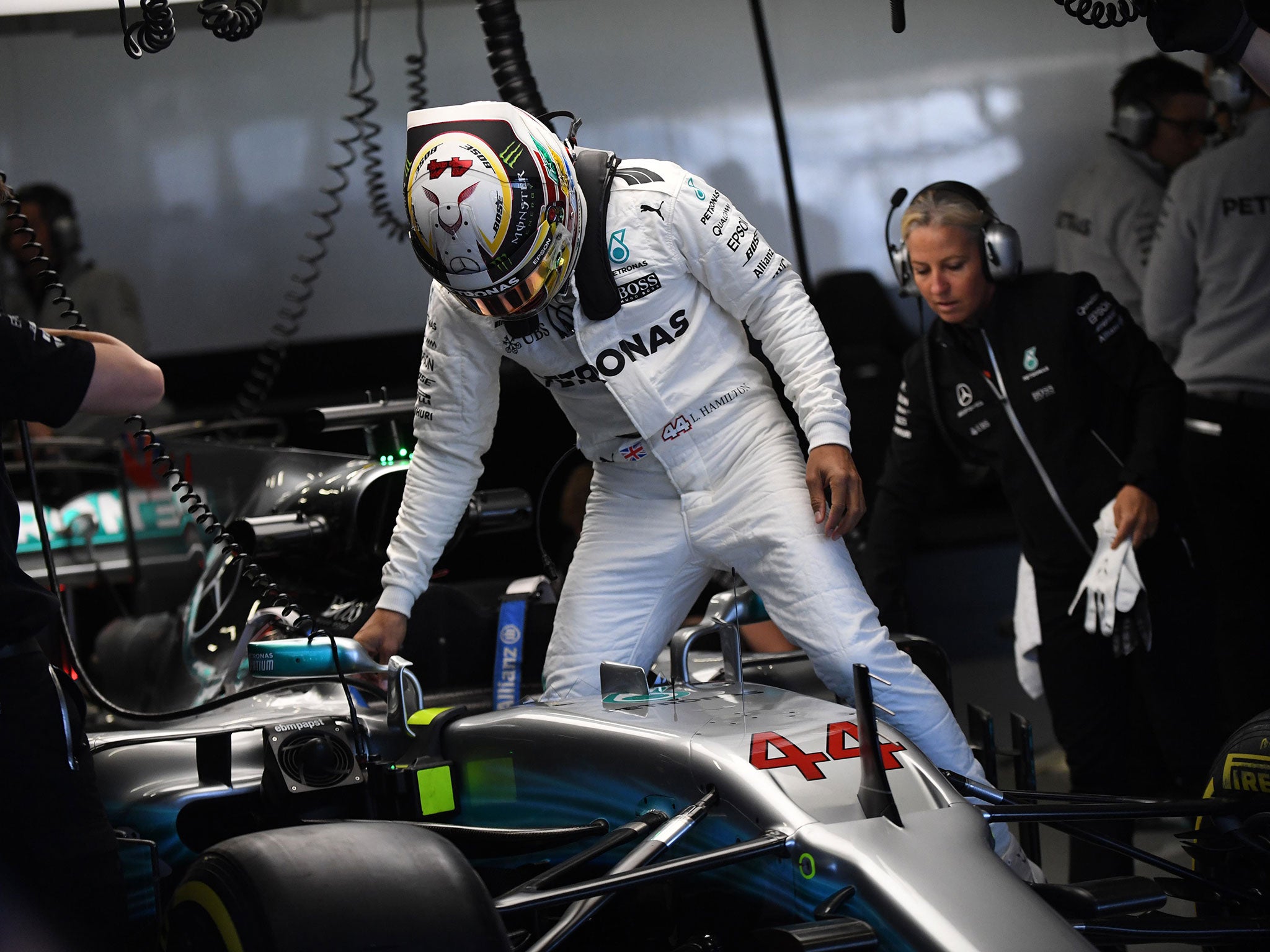 Lewis Hamilton after Friday's practice in Mexico City