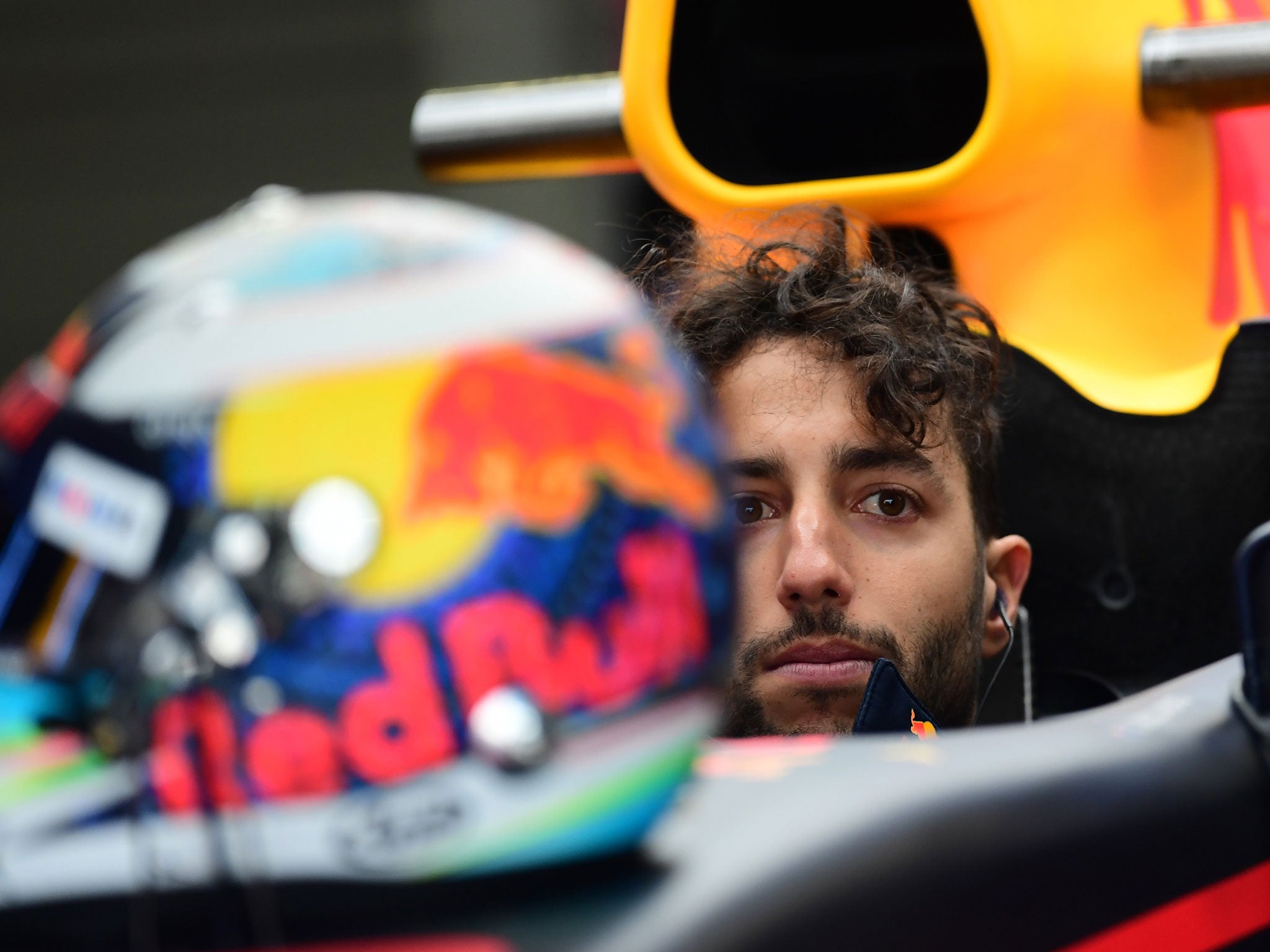 Daniel Ricciardo led the way in yesterday's second practice session