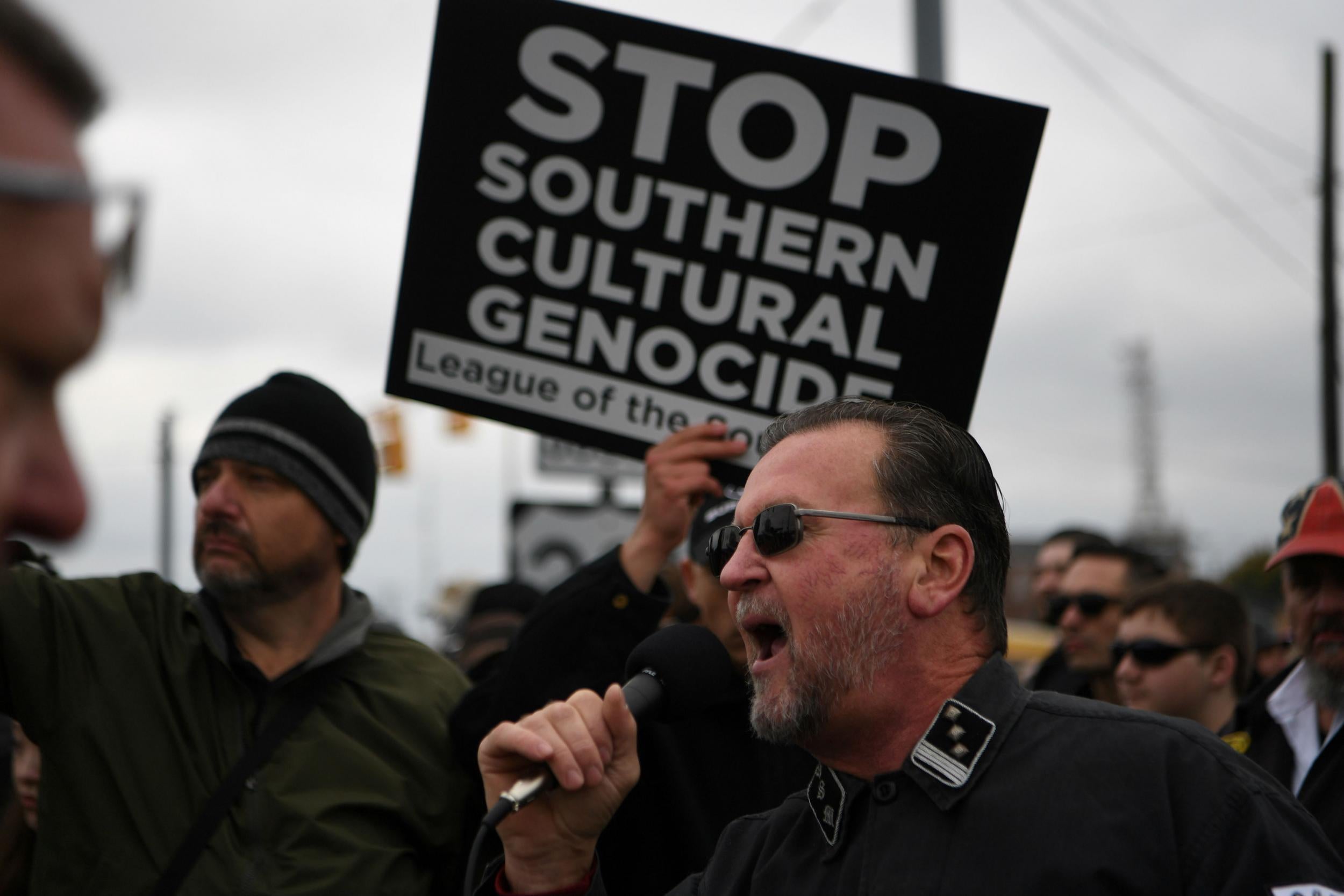 White supremacists held rallies in two cities south of Nashville