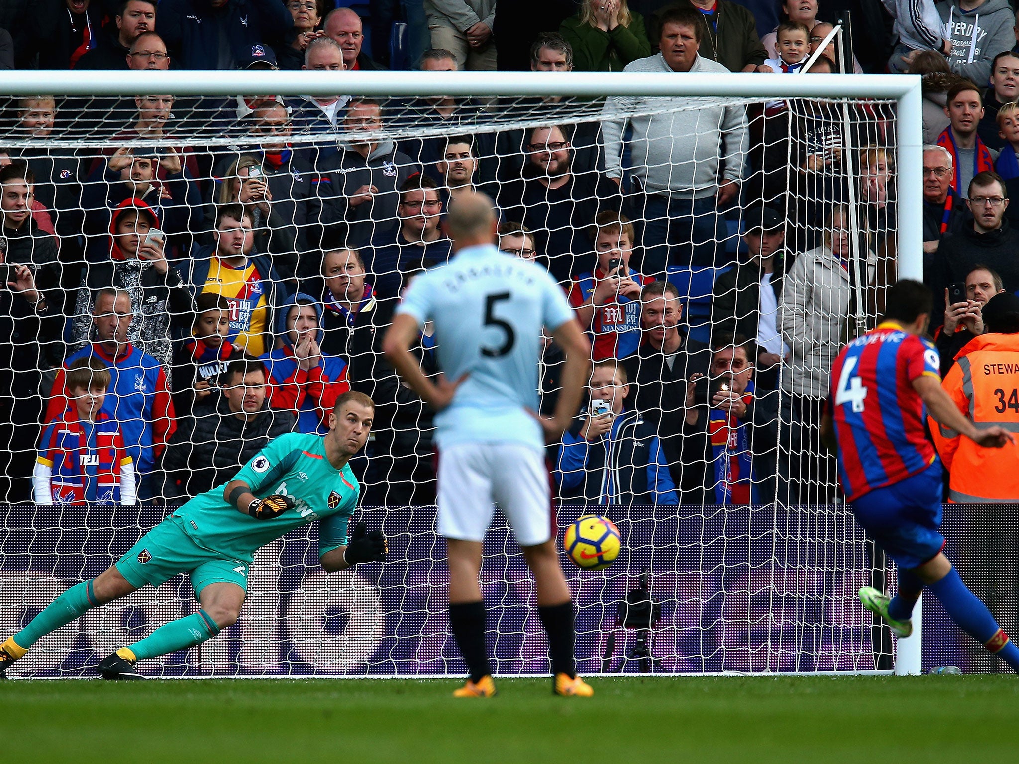 Milivojevic converted from the spot to put Palace back in the game