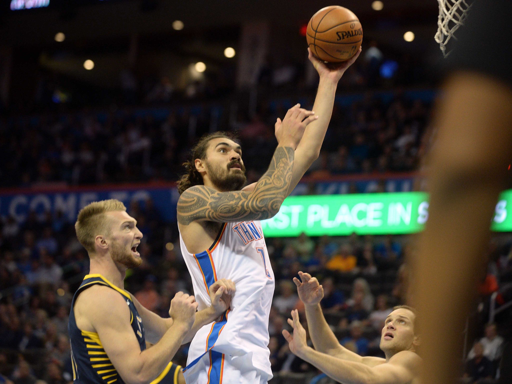 Steven Adams tweeted to Nasa and Bill Nye to ask them what may have cause such damage to the nose of the plane