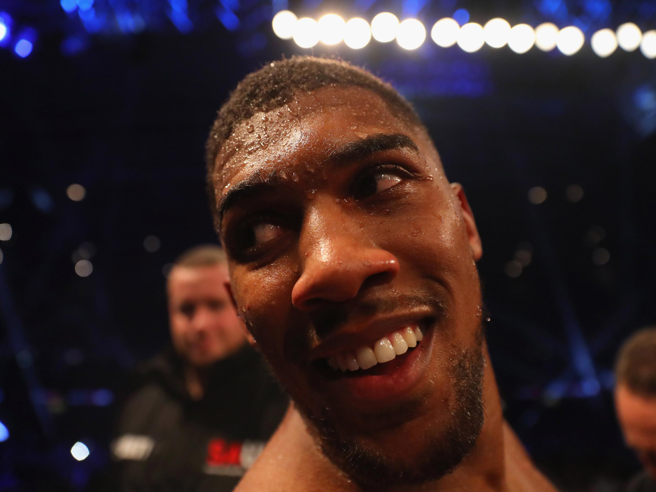 Joshua was cleared of a broken nose by doctors