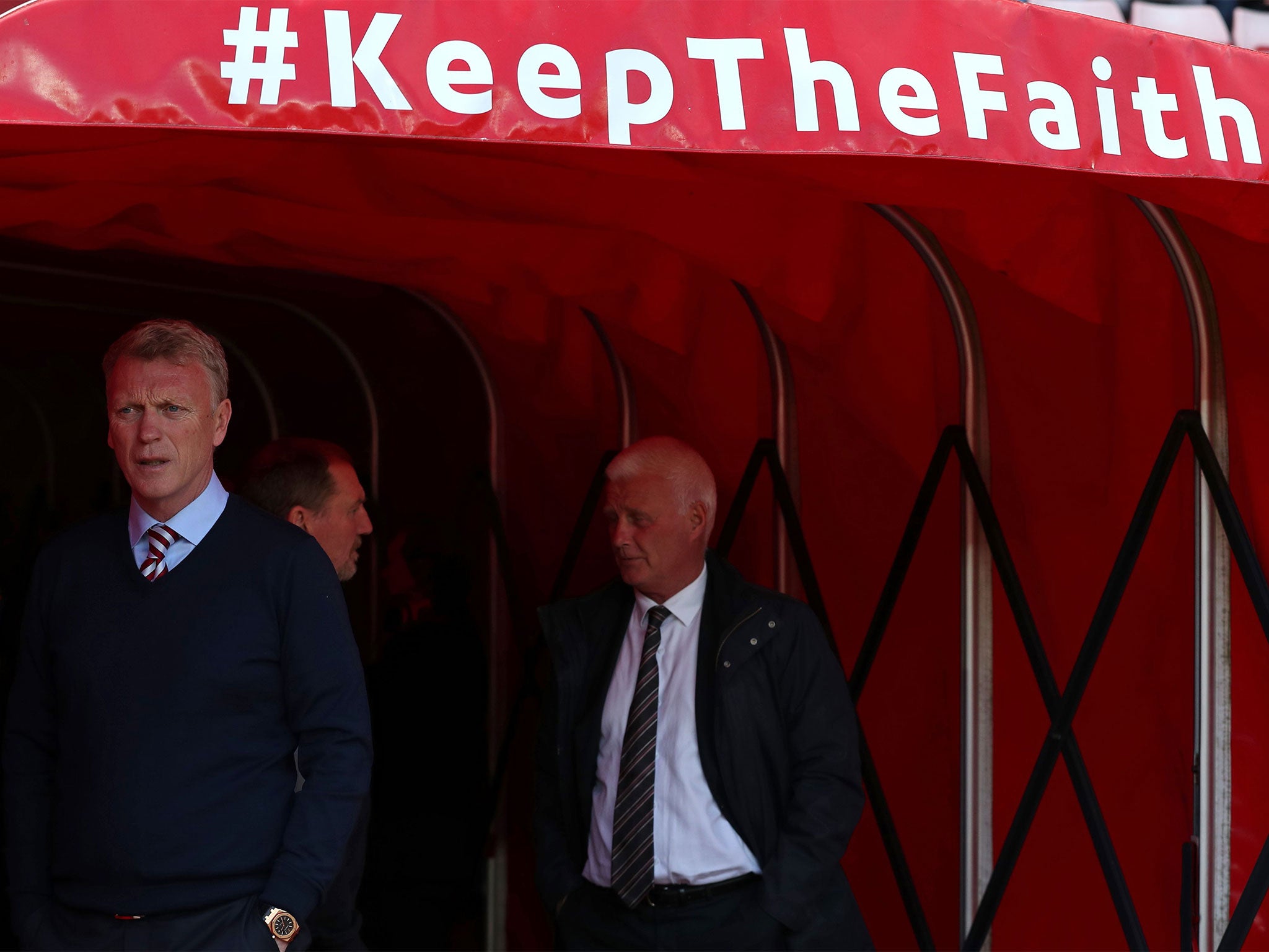 Sunderland didn't keep the faith in David Moyes