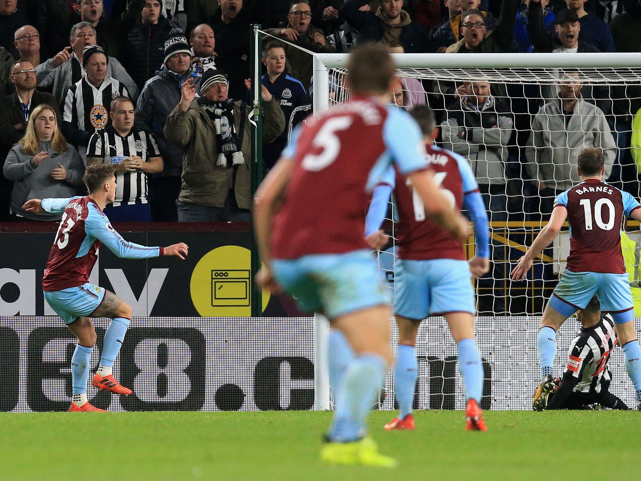 Hendrick finished high into the Newcastle net