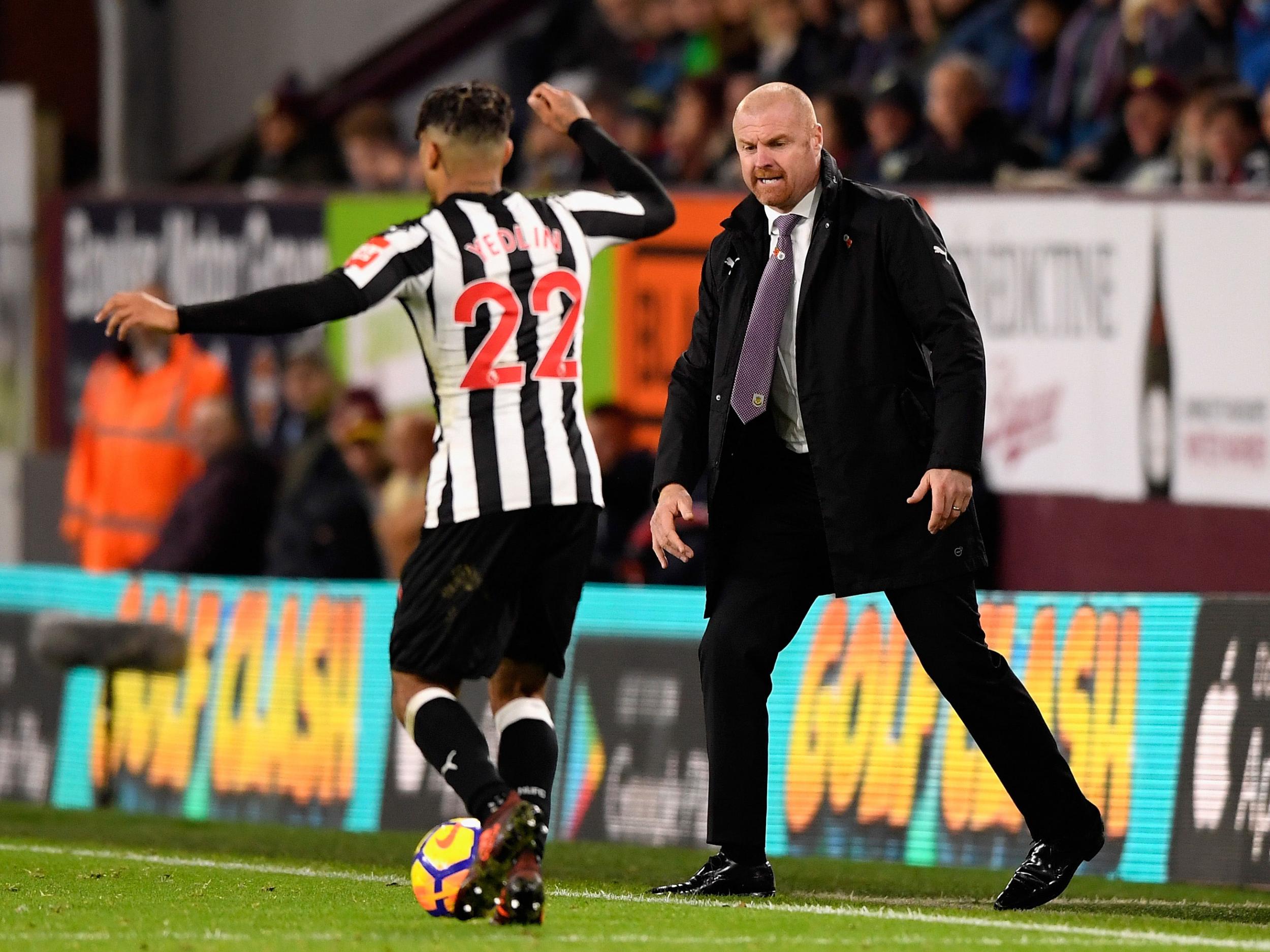 Dyche was celebrating five years at Turf Moor