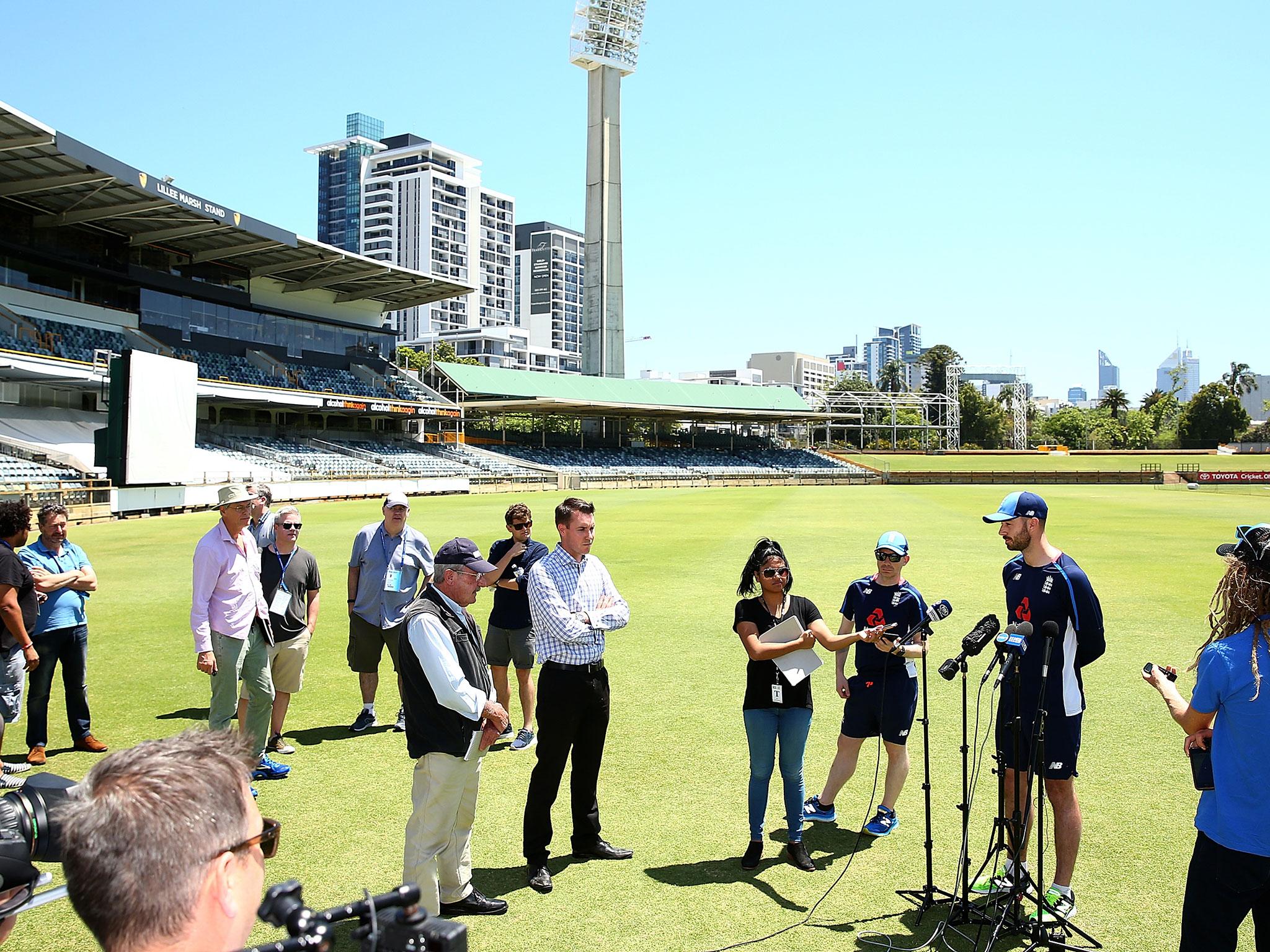 Vince and England touched down in Australia at the weekend