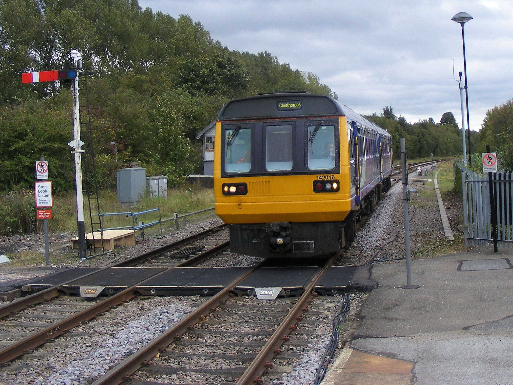 Arrival of our afternoon Train back to Brigg, on to Grimsby