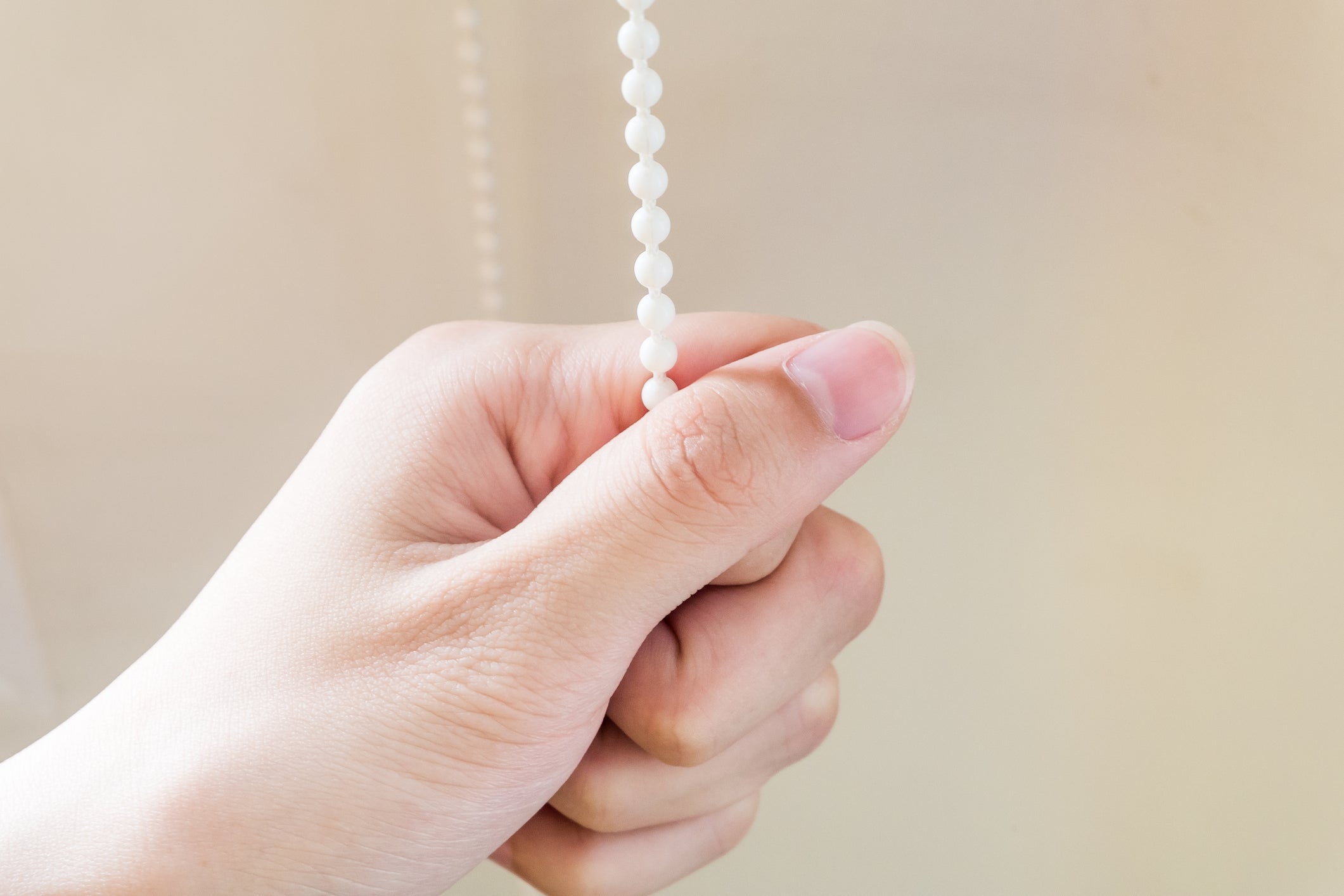 A typical blind cord, which has caused the deaths of numerous young children