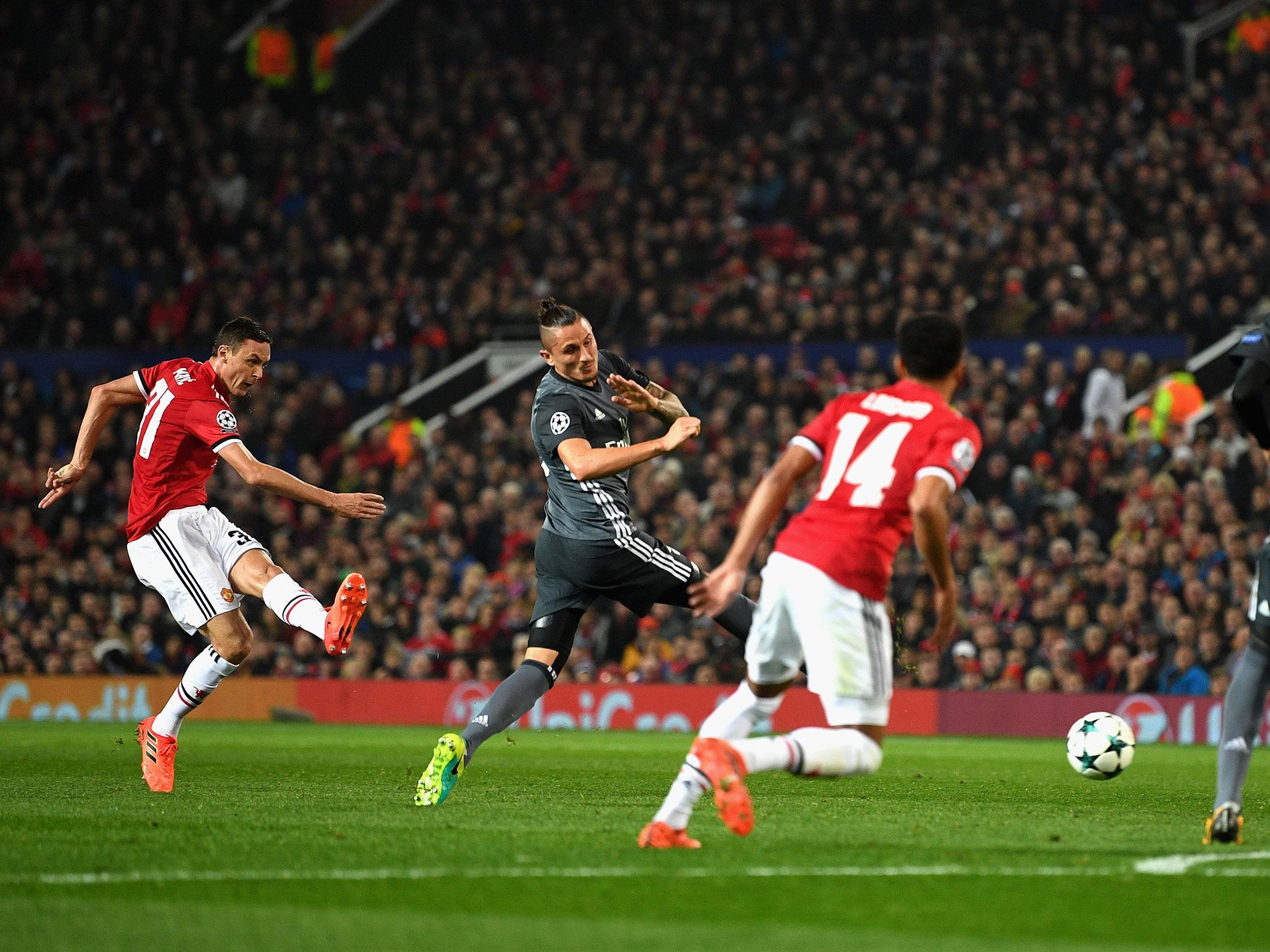 Matic scored United's second goal against Benfica on Tuesday (Getty)