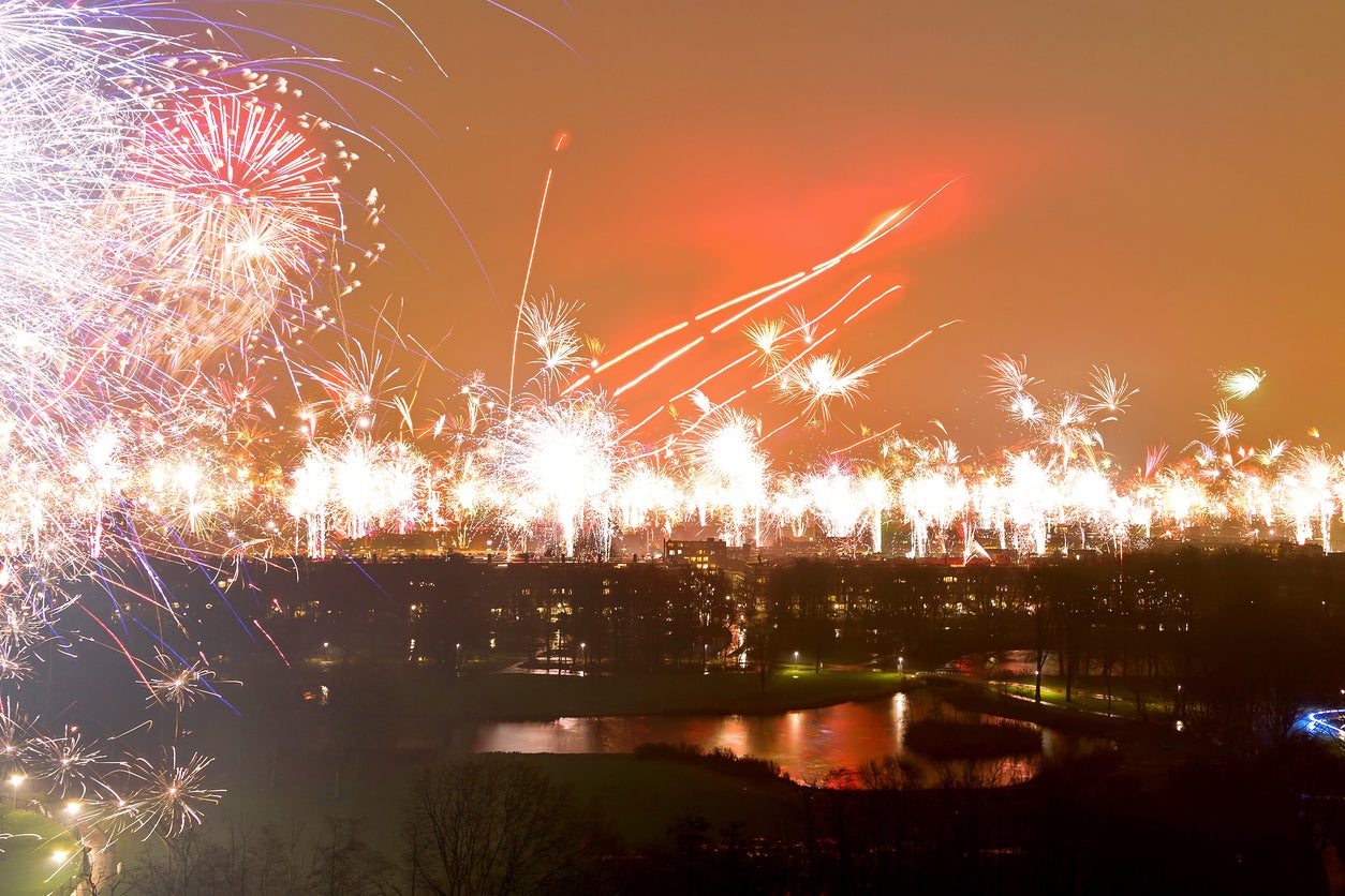 The Dutch go mad for fireworks at NYE