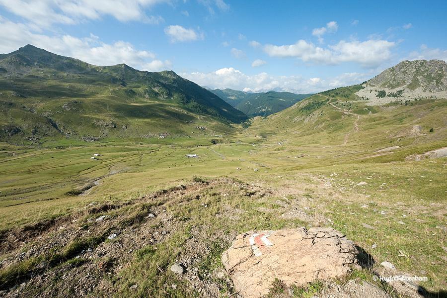 The Peaks of the Balkans takes you on a 120-mile trail through the Balkans (seen here: Dobërdol summer pasture in Albania)