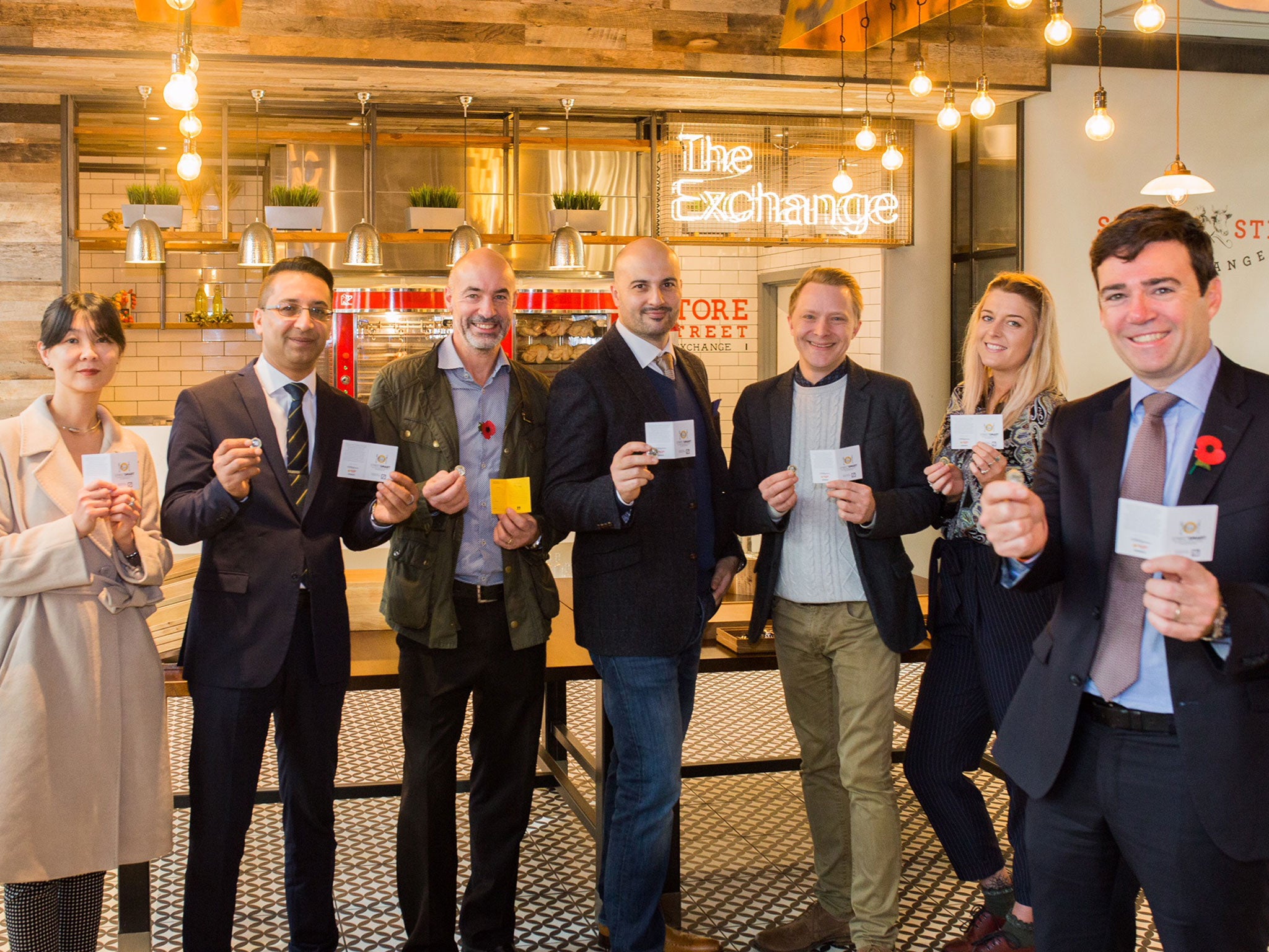 Andy Burnham at an event to promote StreetSmart in Manchester (Jody Hartley )