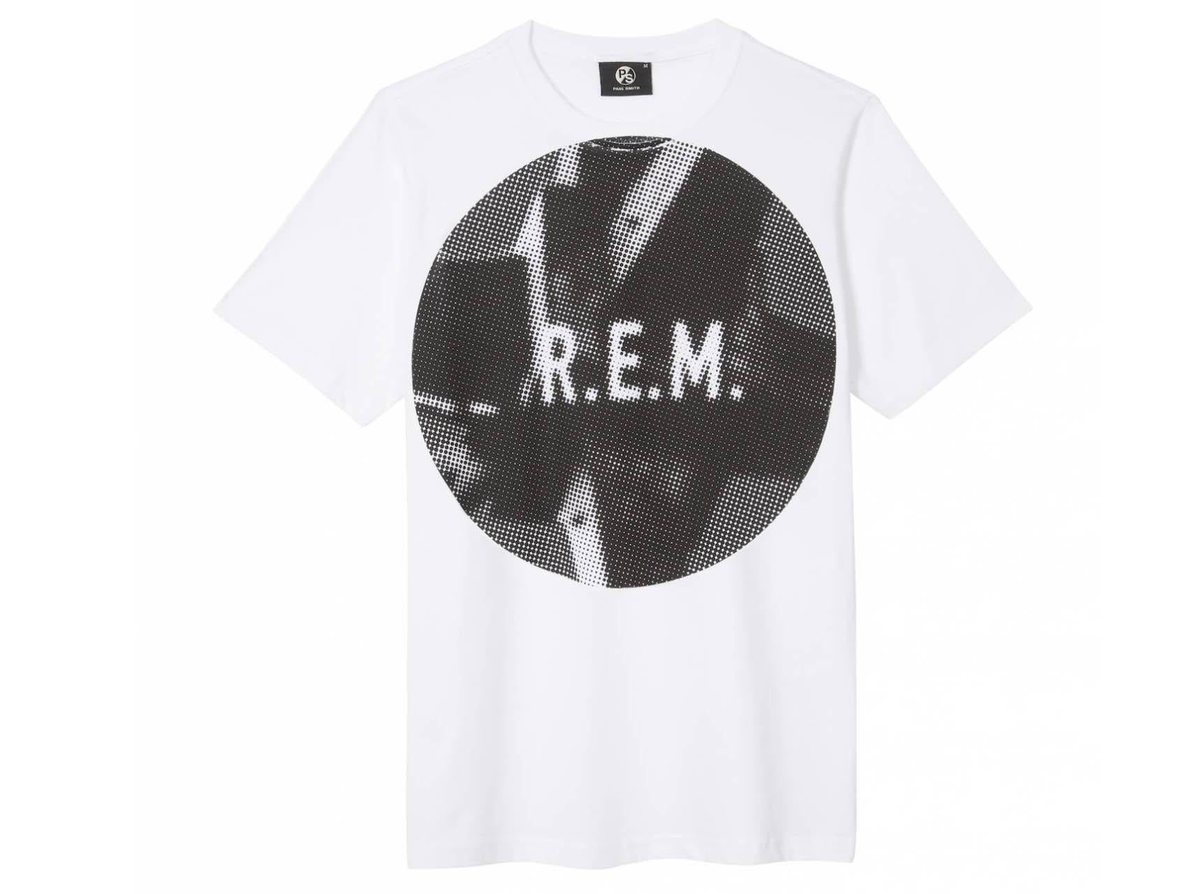 REM White Black Tee, £60