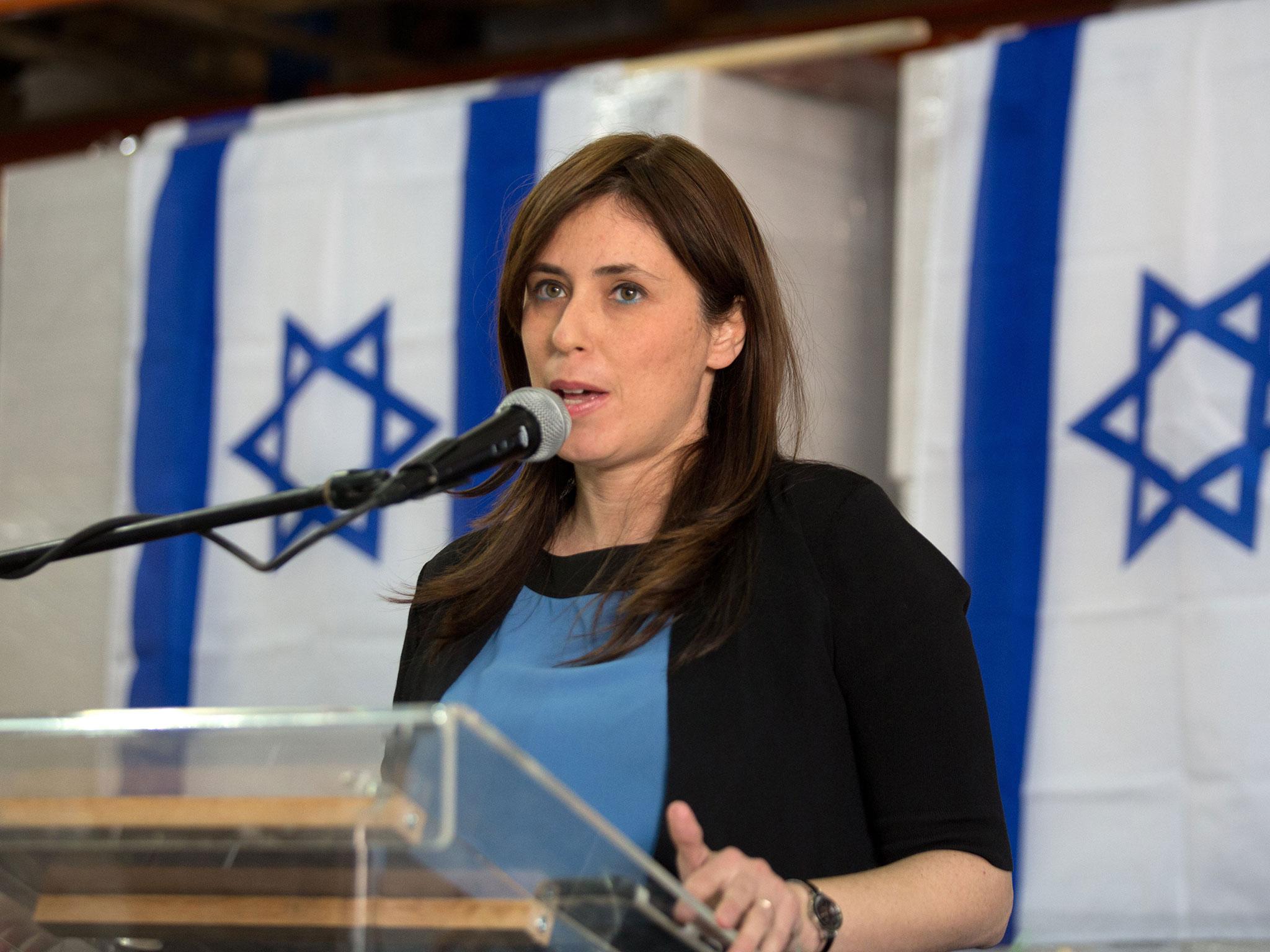 Israel’s ambassador to the UK Tzipura Hotovely