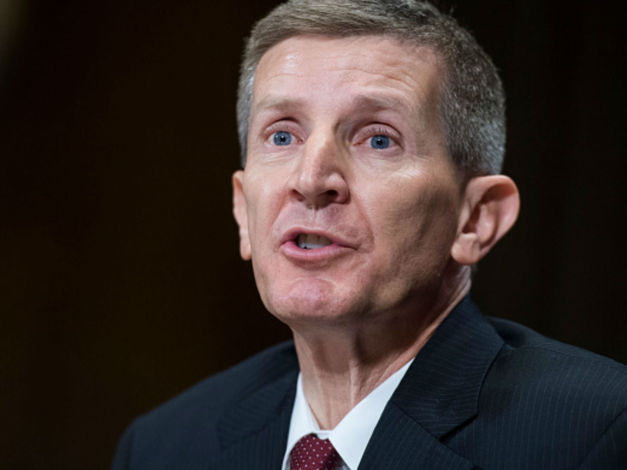 Leonard Steven Grasz testifies during a Senate Judiciary Committee nomination hearing on November 1, 2017