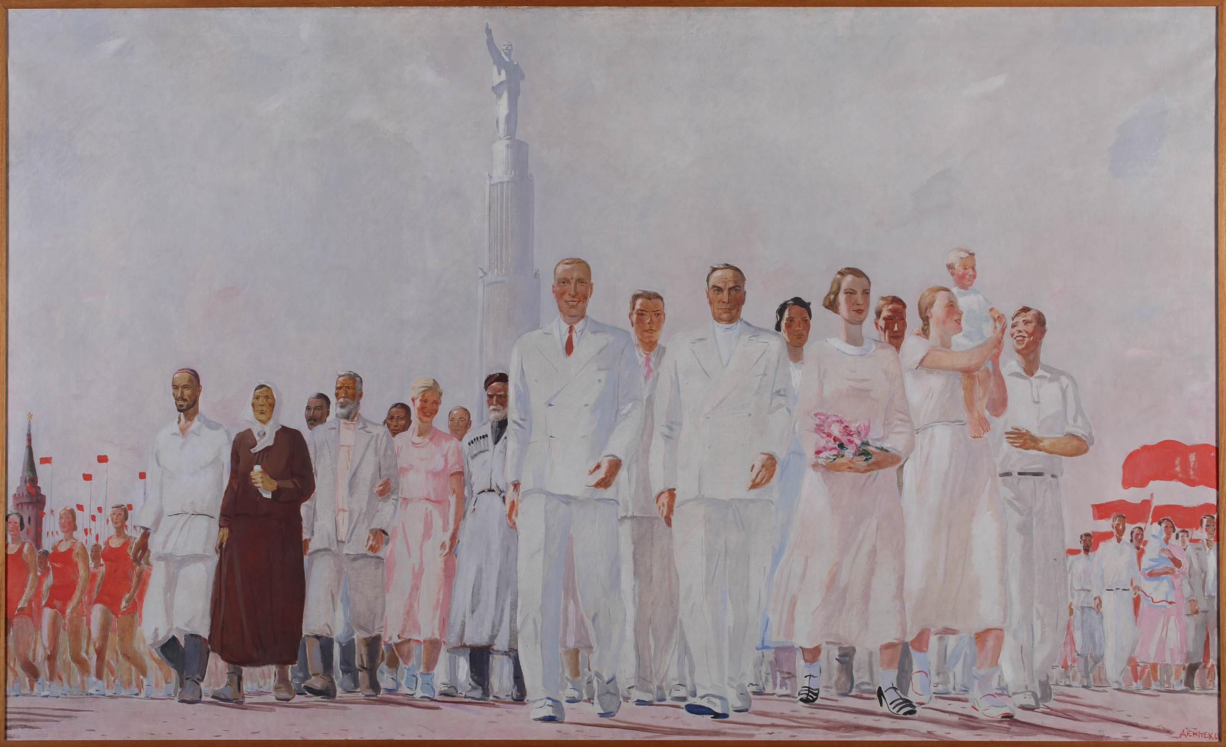 Aleksandr Deineka’s ‘Stakhanovites: A Study for The Esteemed People of the Soviets' Mural for the USSR Pavilion’, 1937