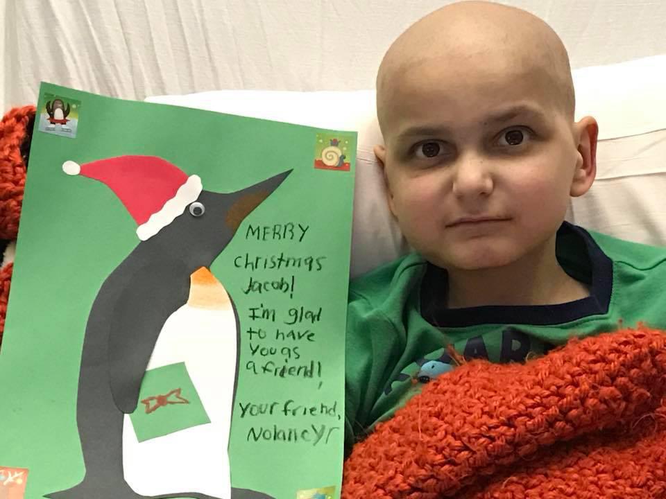 Jacob Thompson celebrated Christmas one last time before losing his brave battle with cancer.