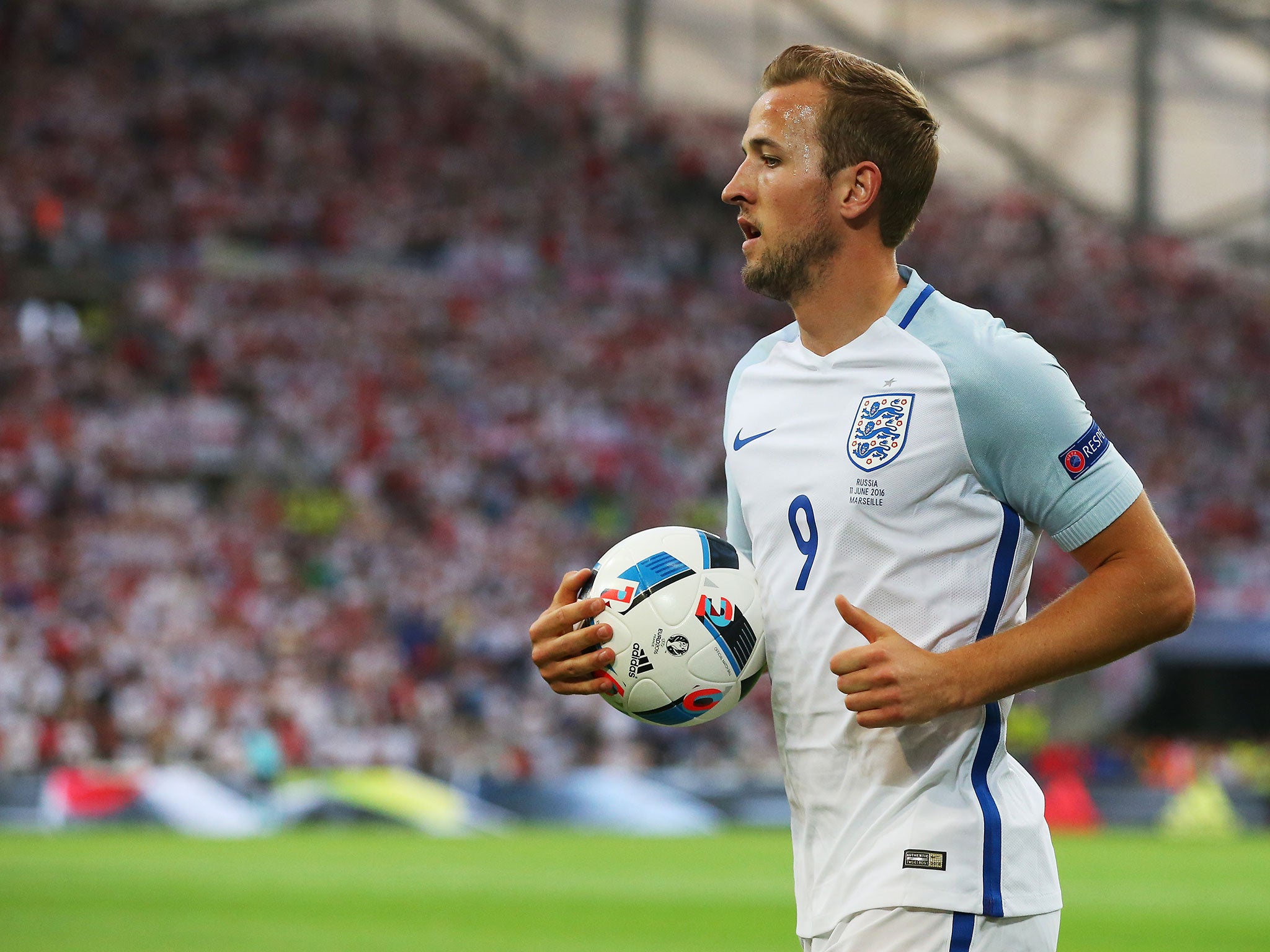 Kane was put on corners for England during last summer's Euro 2016 campaign