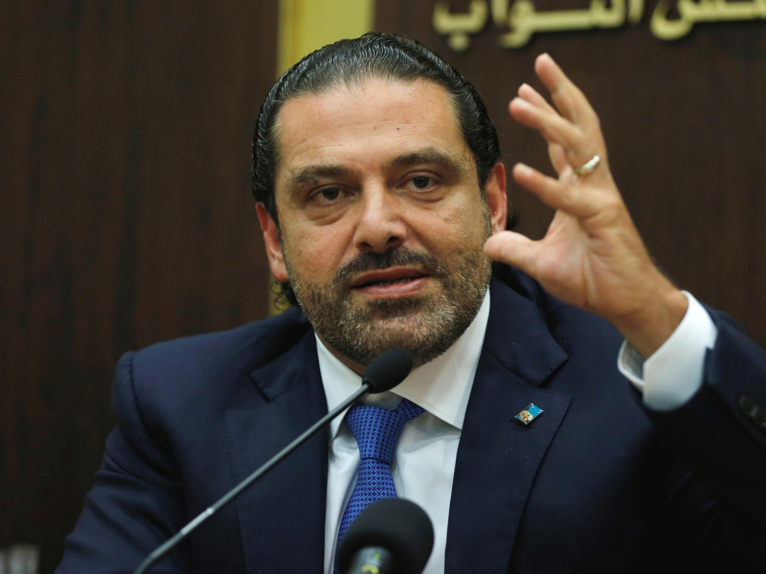 Lebanon's Prime Minister Saad Hariri has stepped down