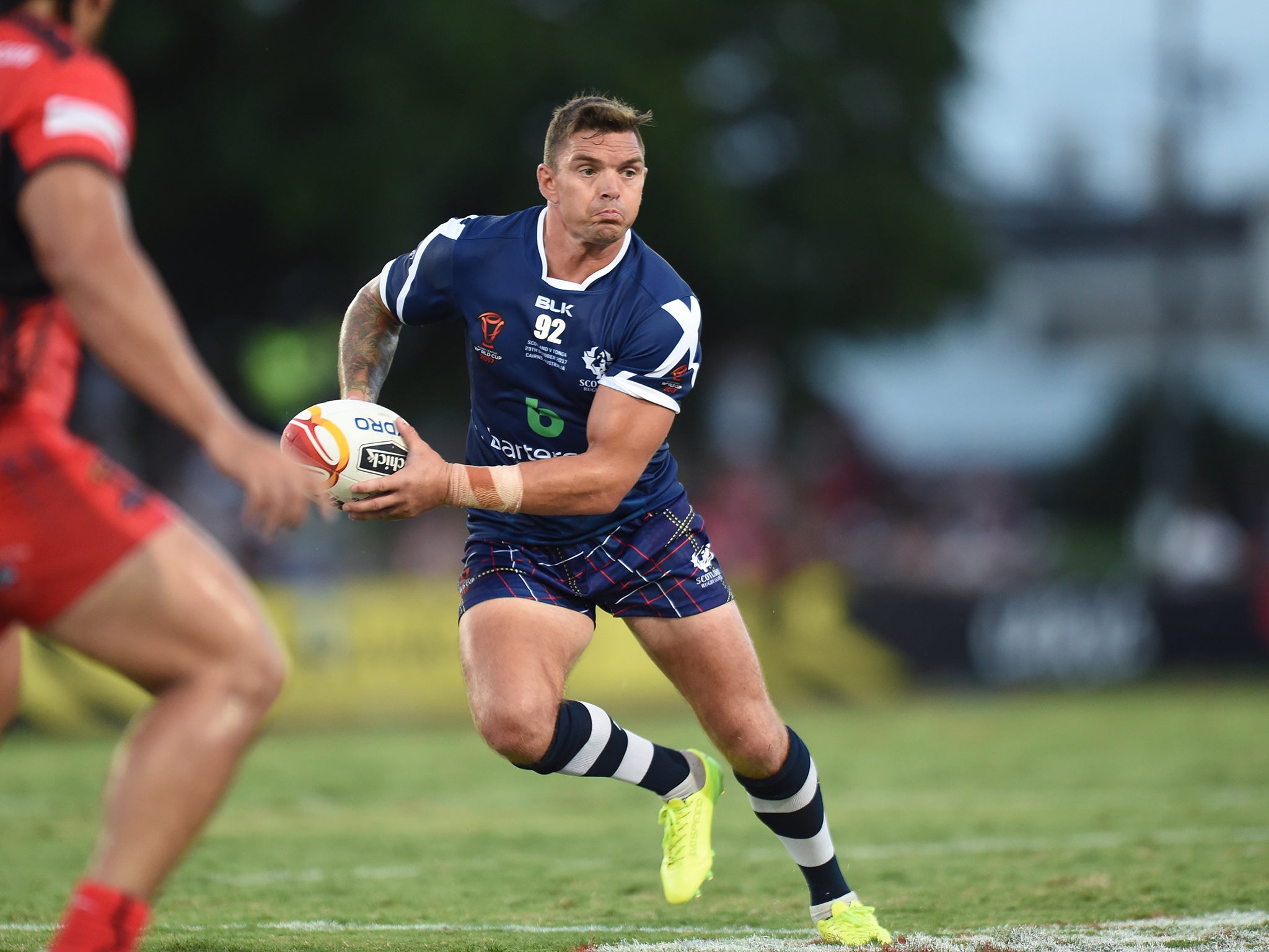 Scotland captain Danny Brough has been sent home from the Rugby League World Cup