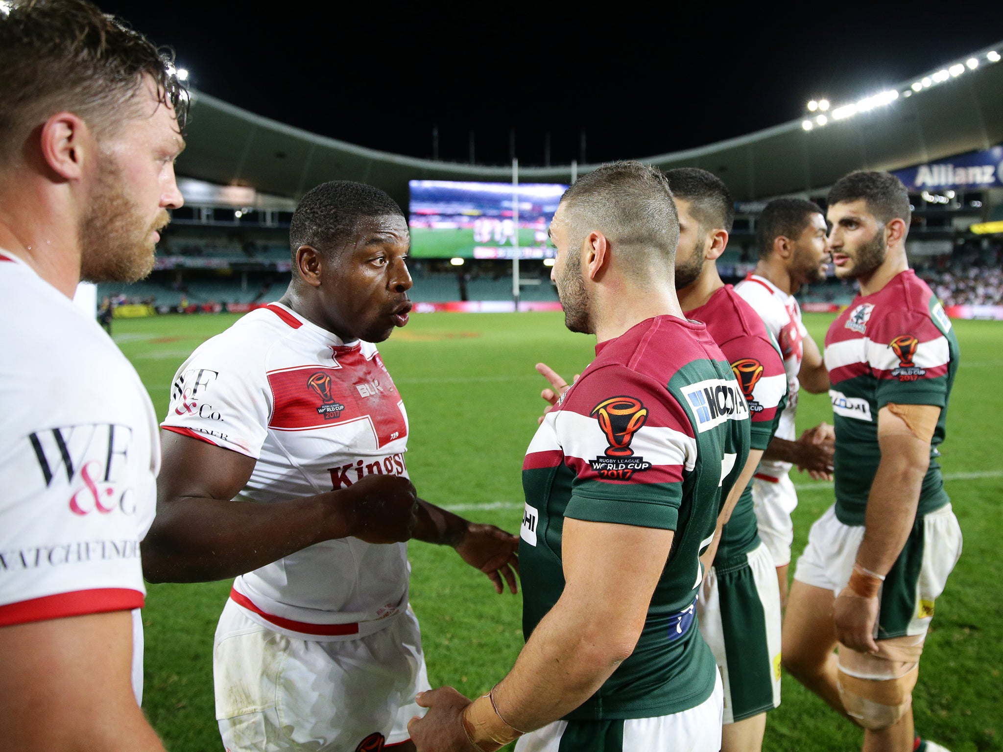 McGillvary and Farah speak after the full-time whistle