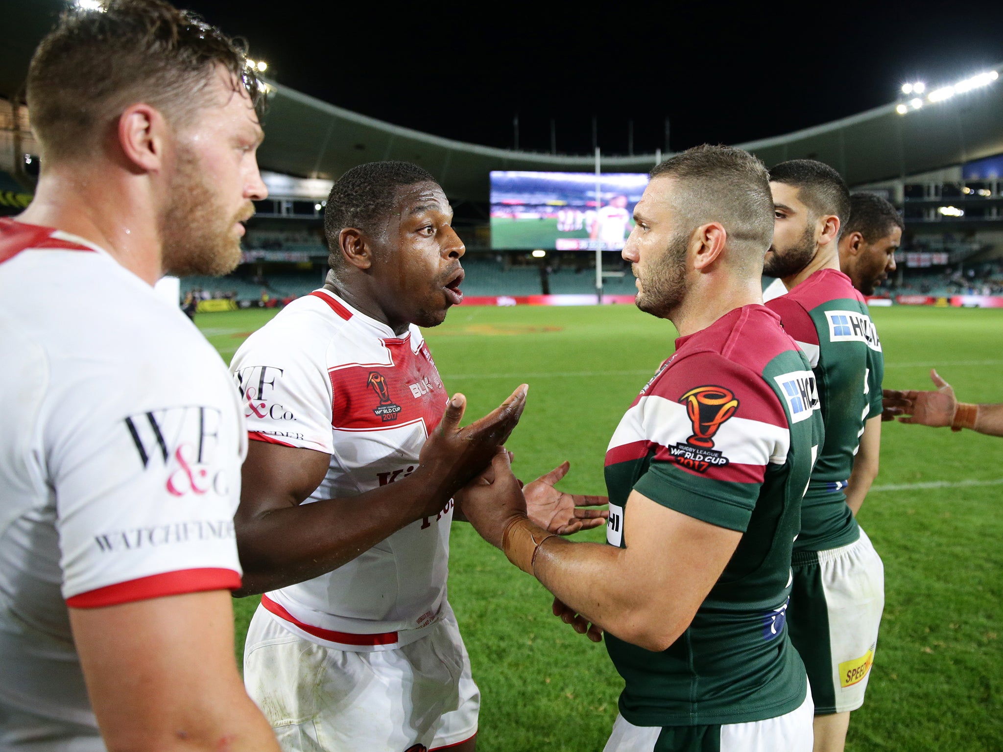 England's Jermaine McGillvary could face further action after being accused of biting