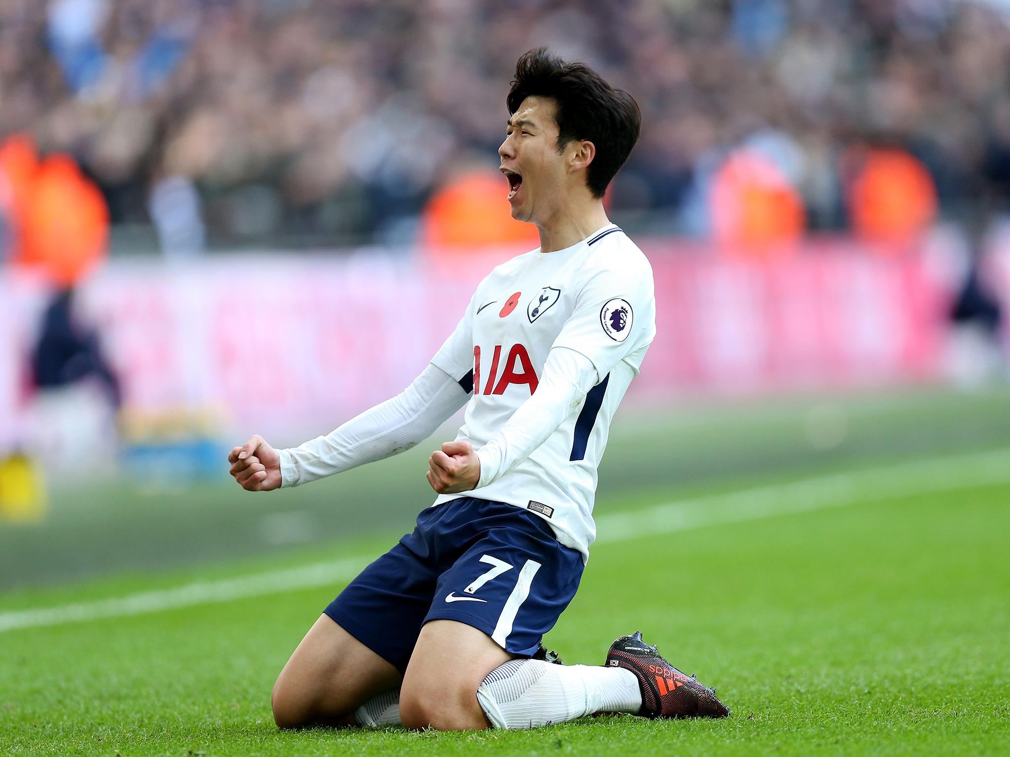 Son scored his second goal of the season