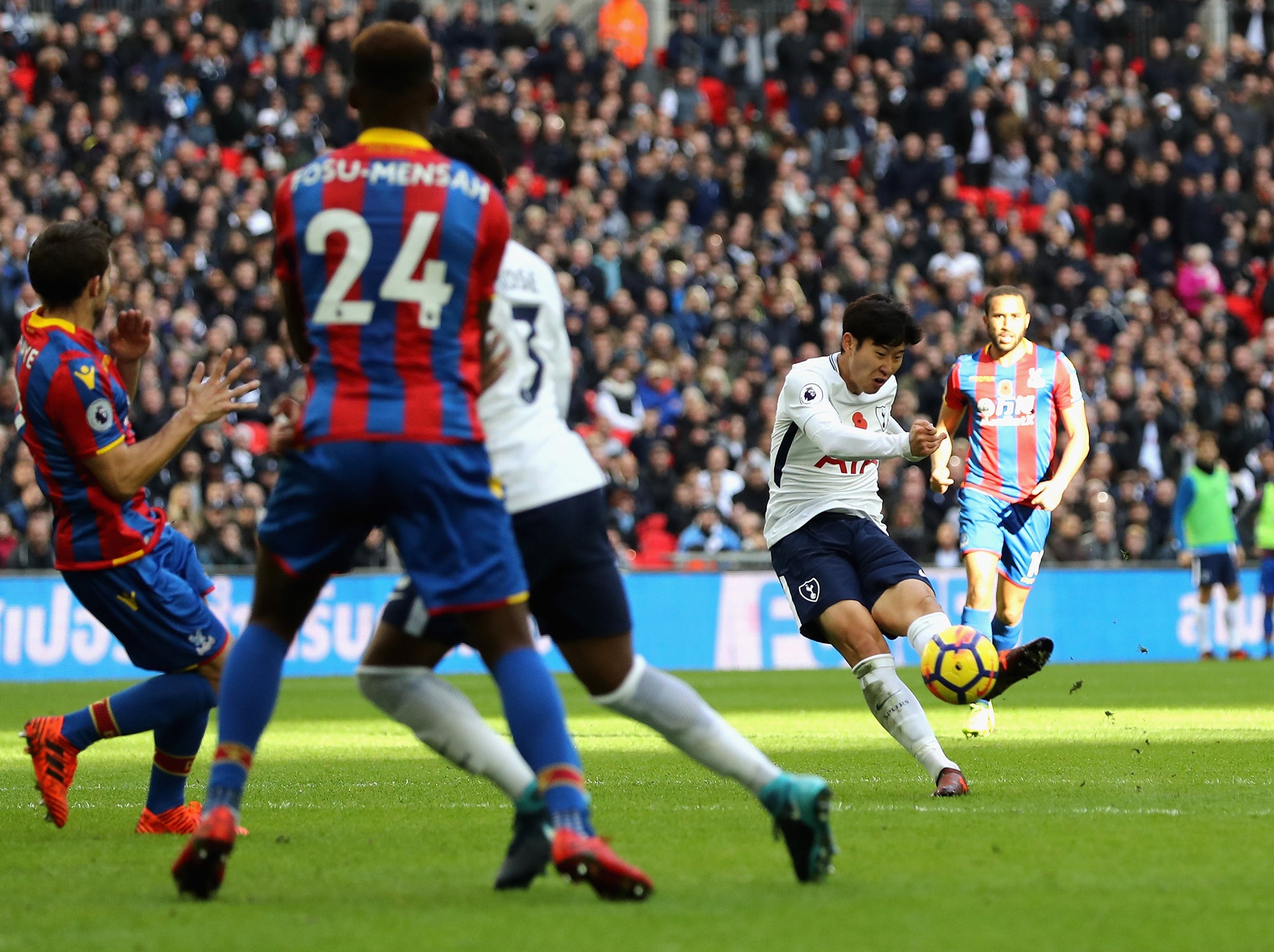 Son struck in the second-half for Tottenham