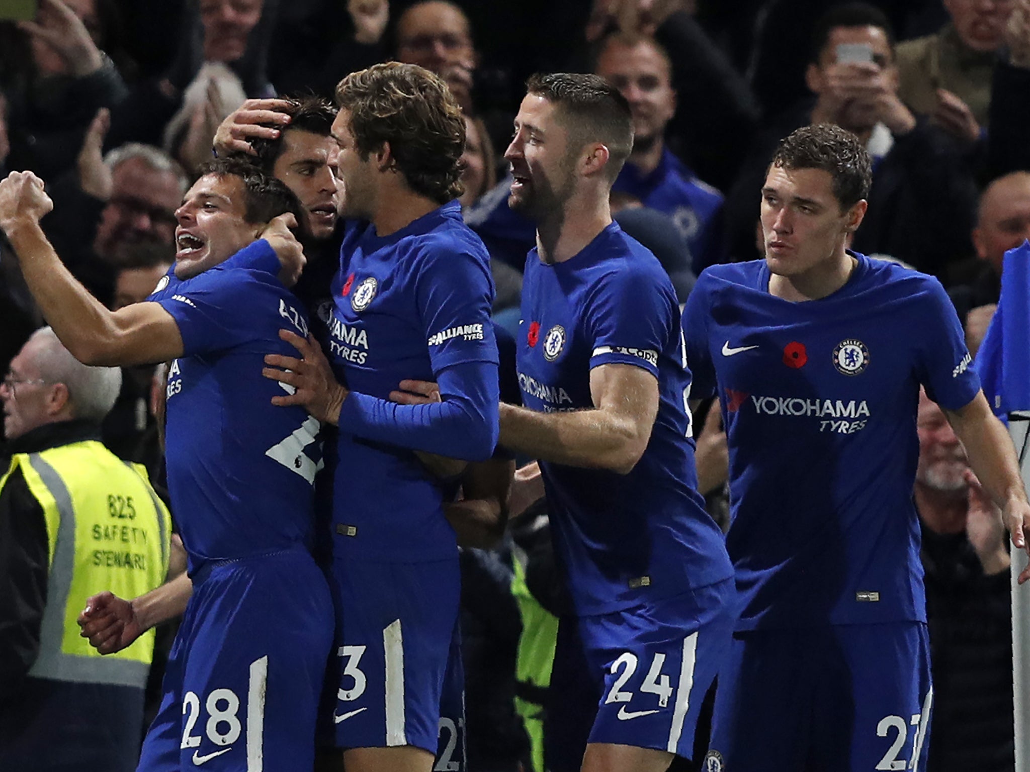 Conte has urged his men to focus on the job at hand rather than fixating on City's rampant run