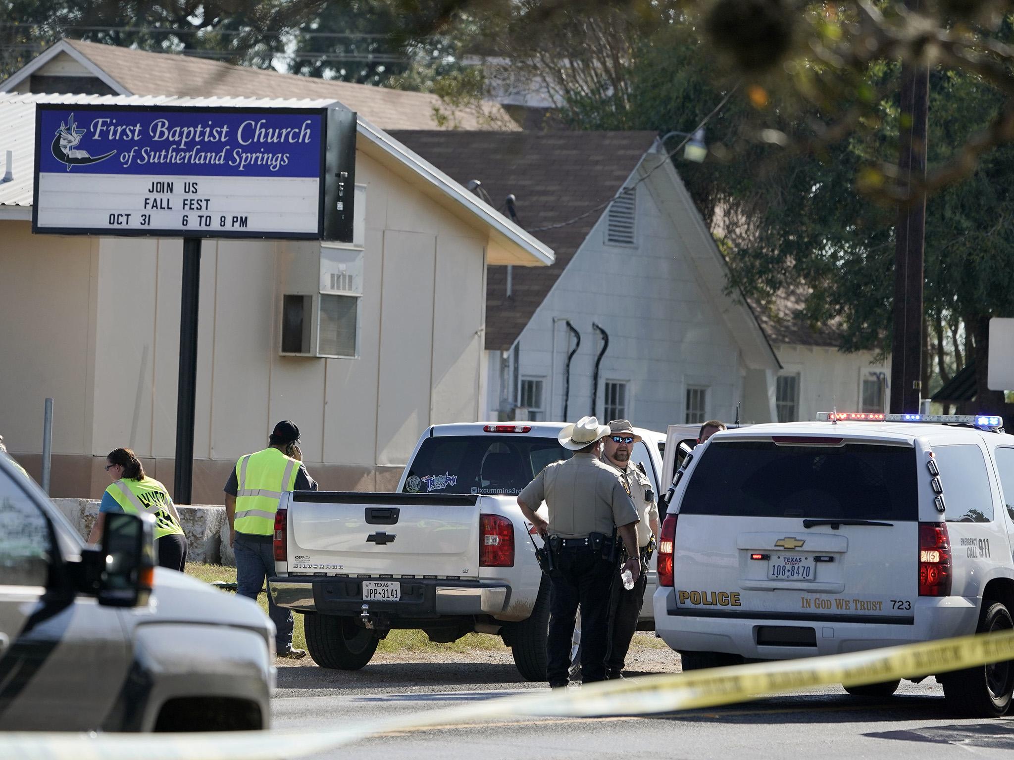 At least 20 people are reported to have been killed in the shooting at First Baptist Church