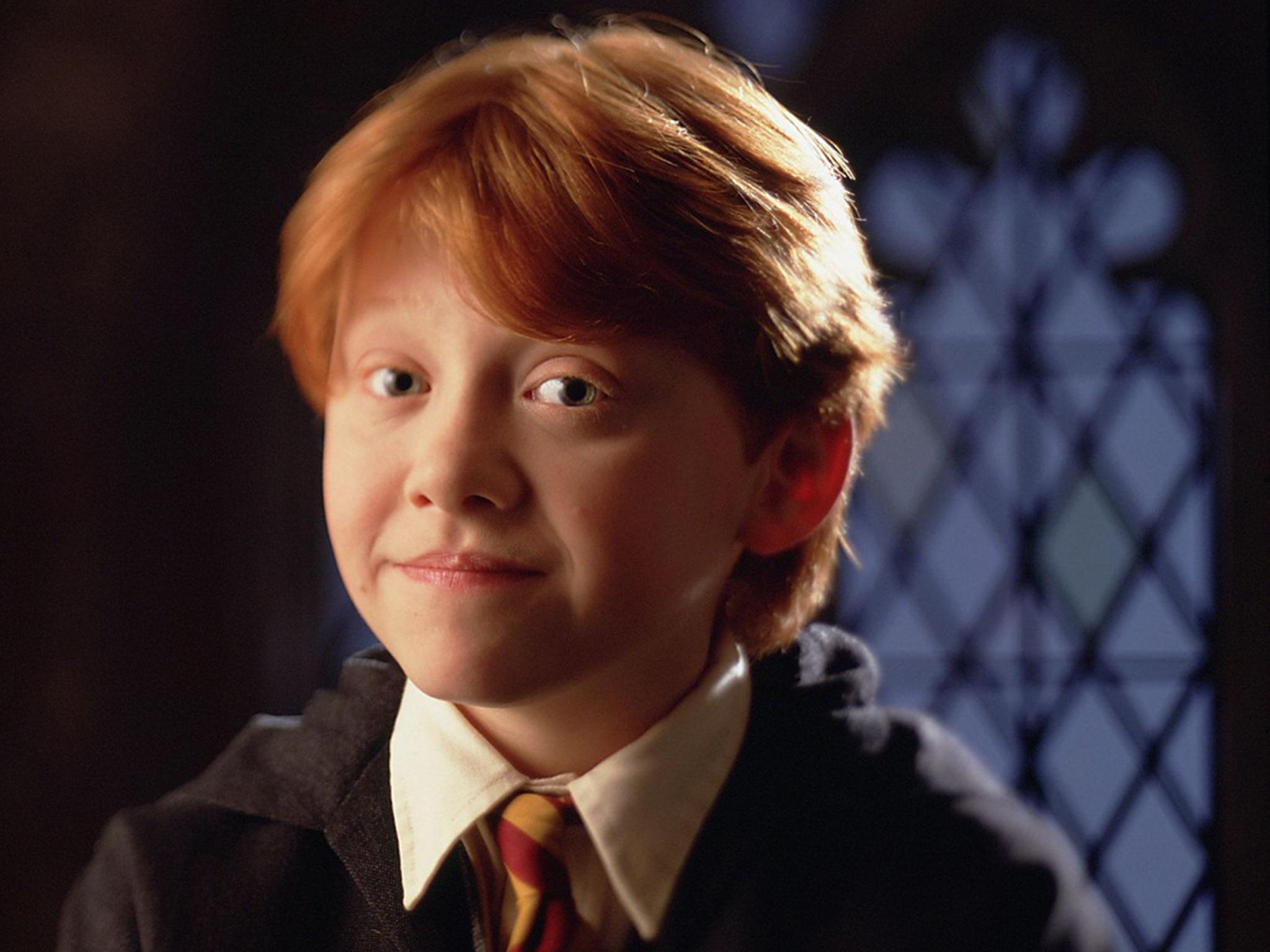 Grint played Ron Weasley in the Harry Potter films