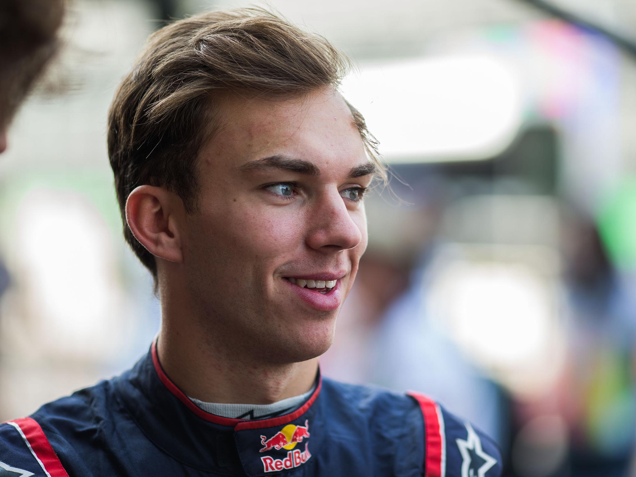 New boy Pierre Gasly