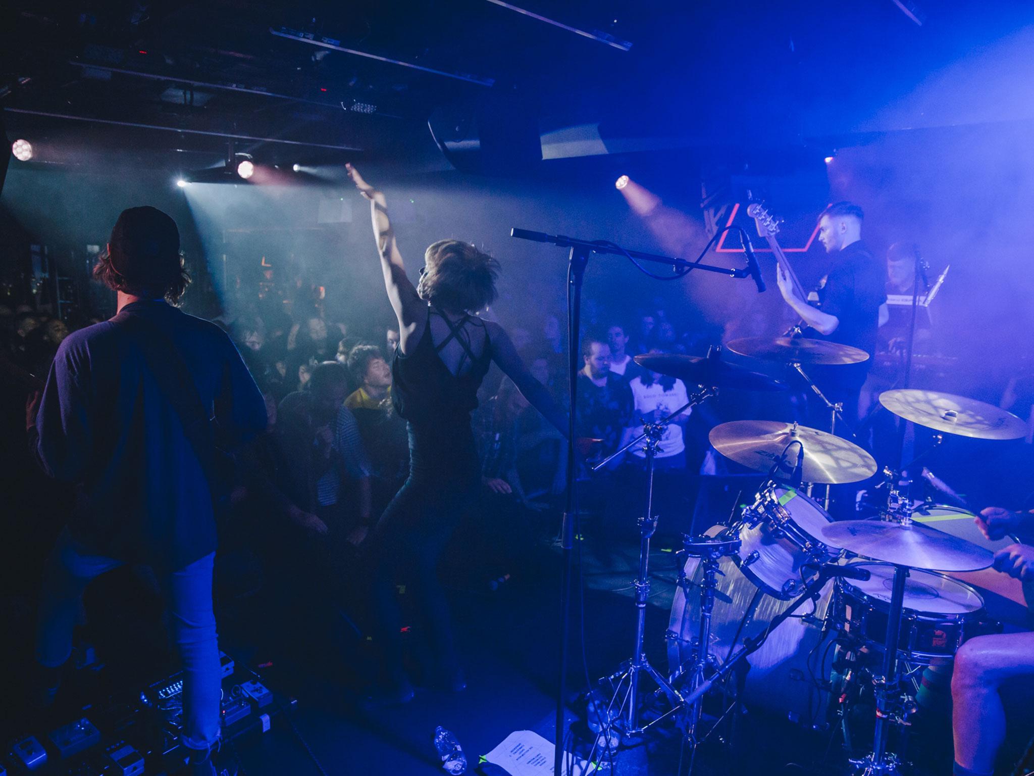 Rolo Tomassi performing at The Borderline in London on 4th November 2017