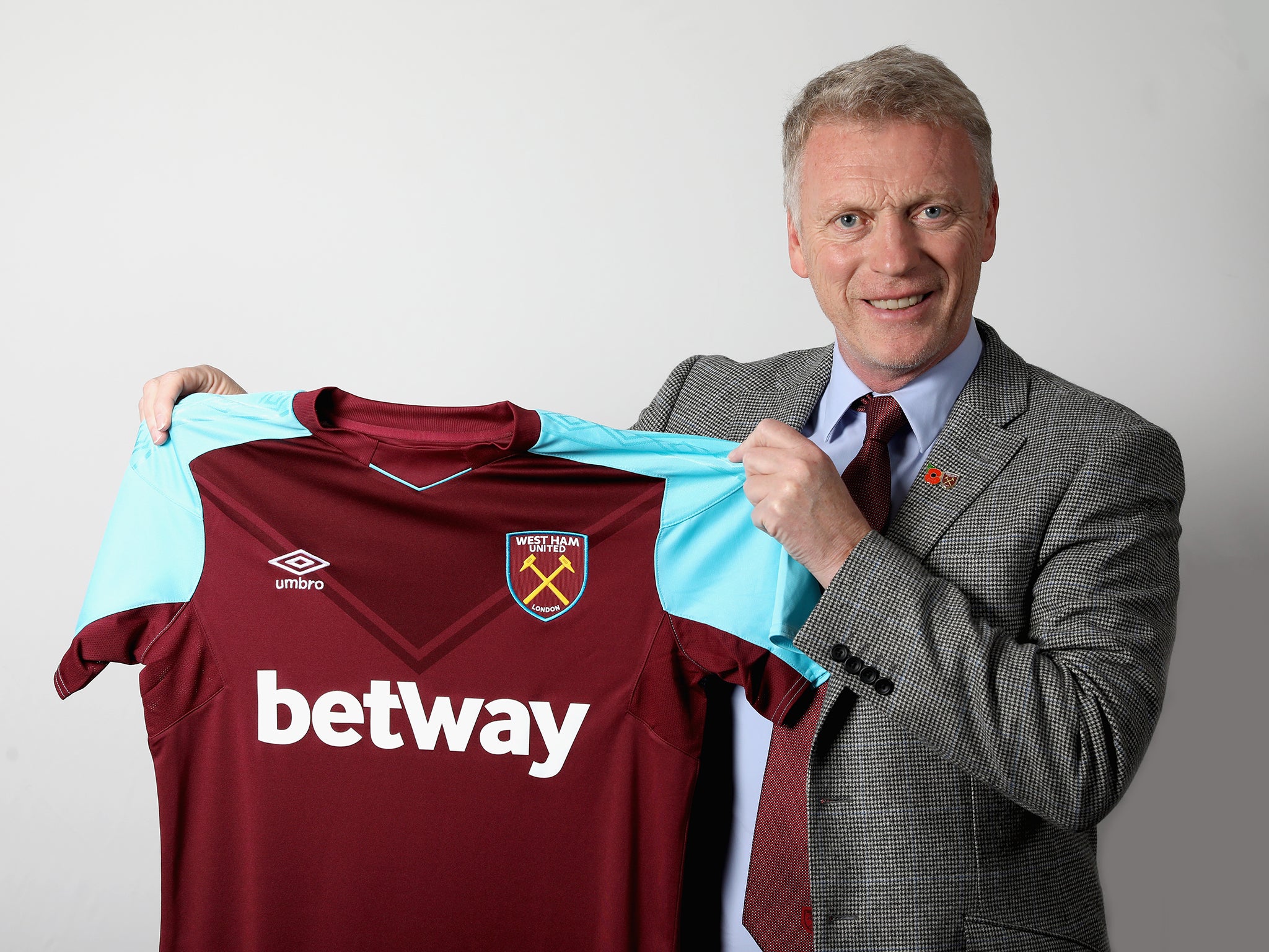 David Moyes has been unveiled as West Ham's new manager