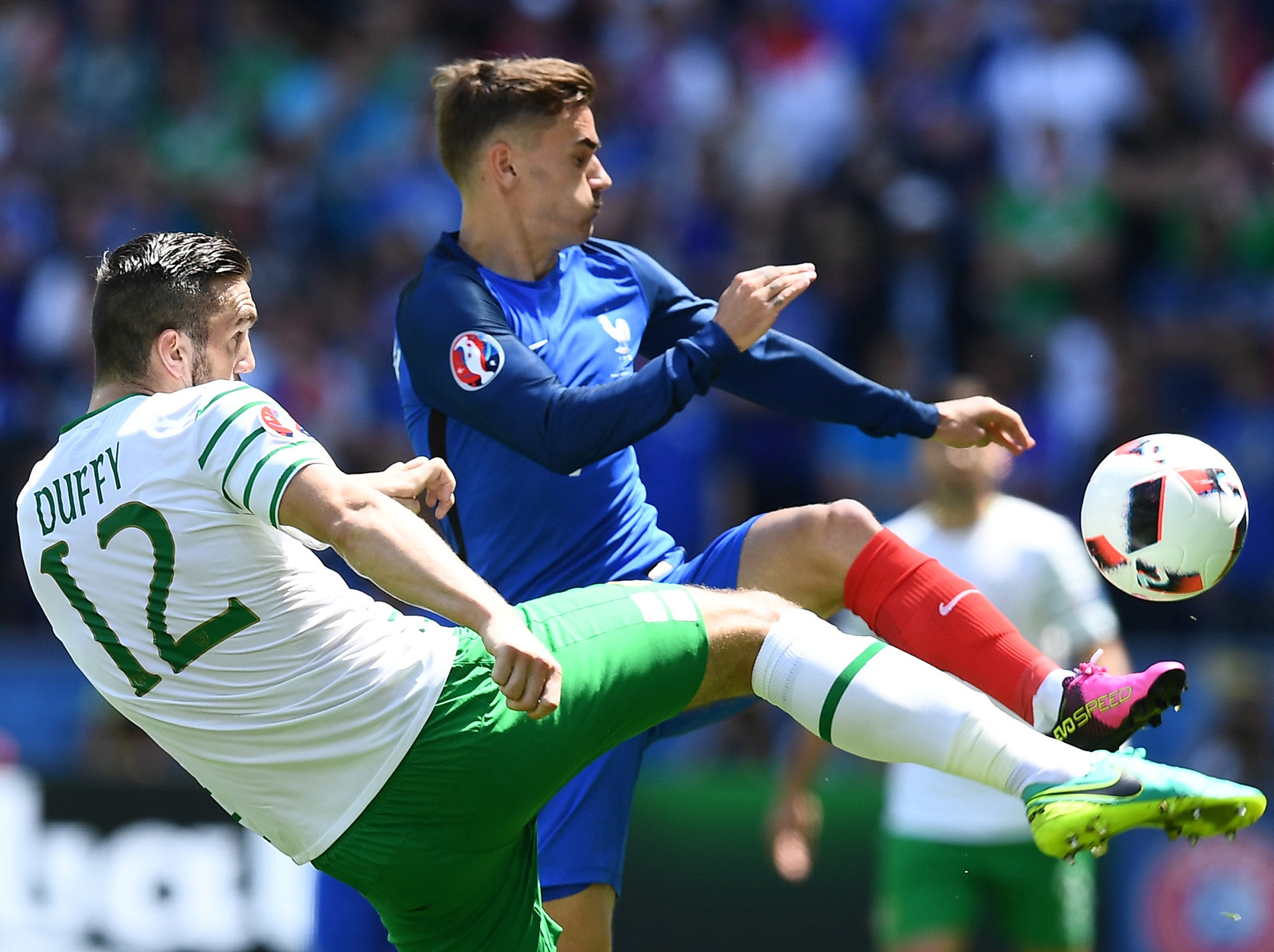 Coming up against Griezmann at Euro 2016