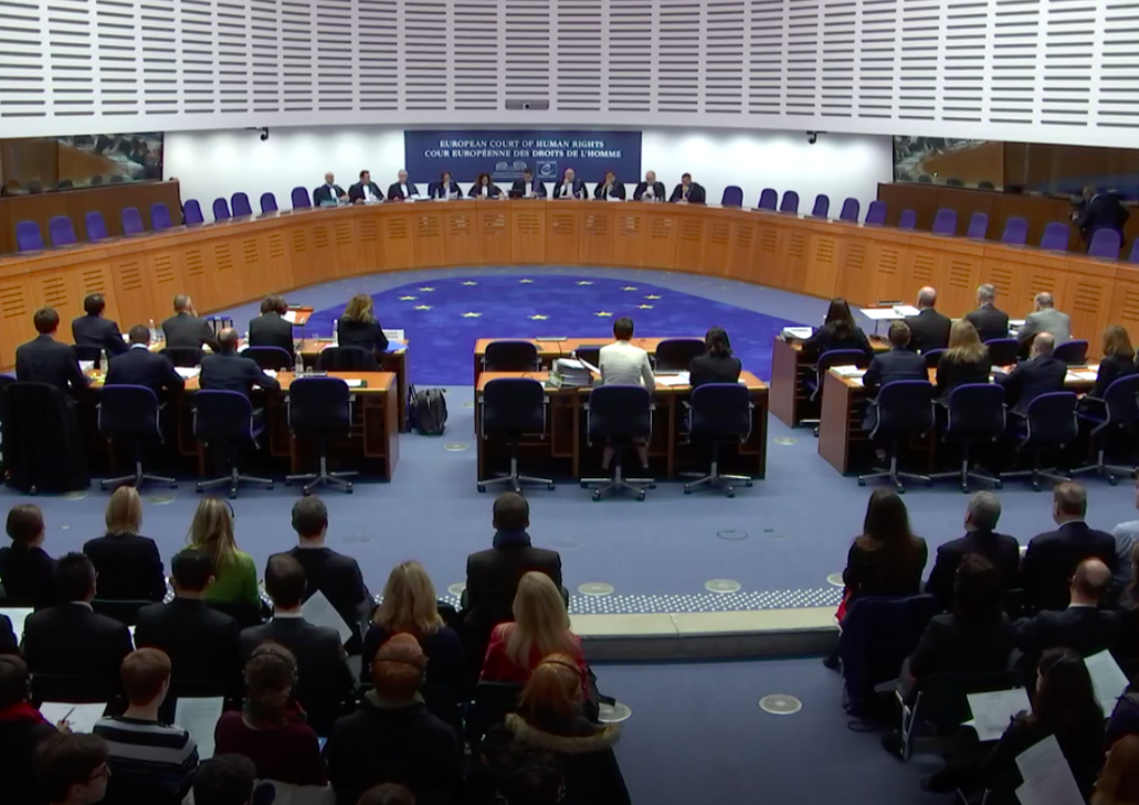 The case was heard in the grand chamber of the European Court of Human Rights