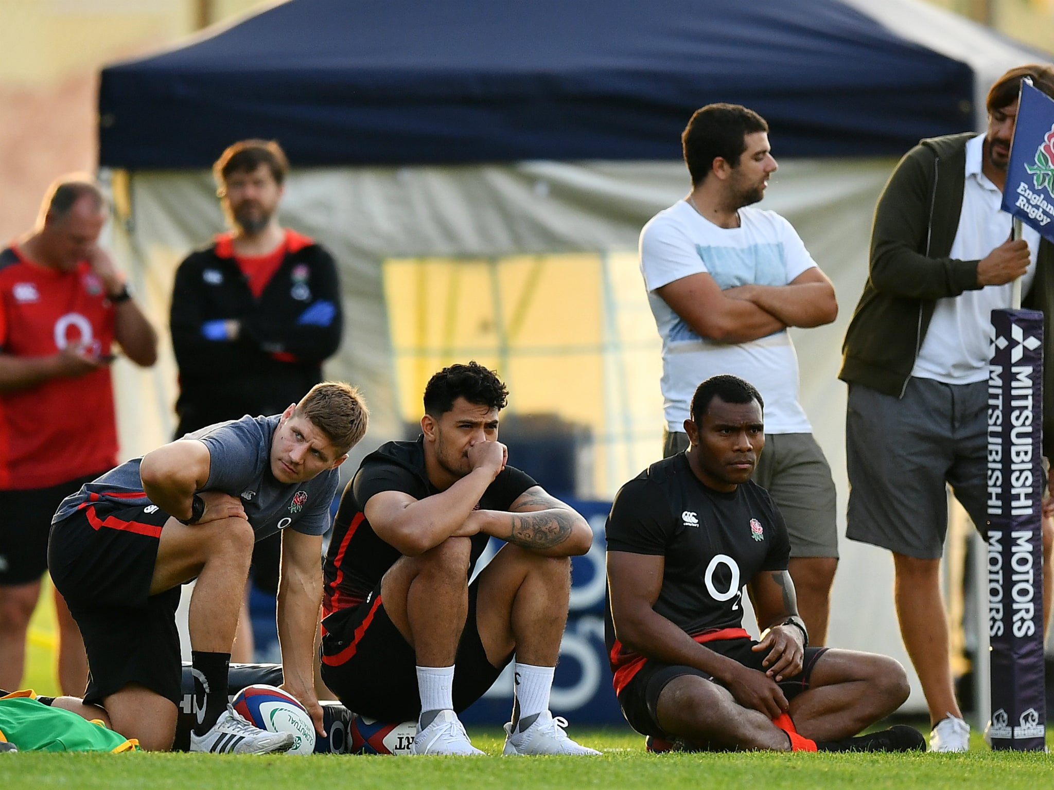 Denny Solomona (centre) and Piers Francis (left) have been sent back to their clubs