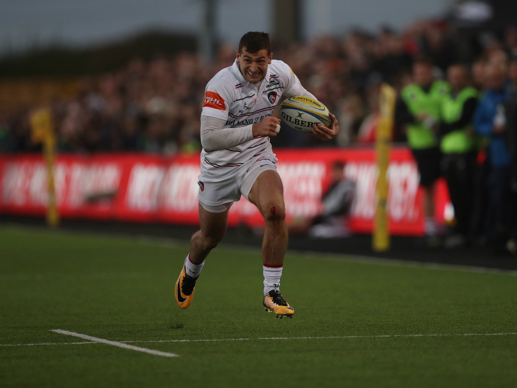 Jonny May has scored 10 tries in nine games this season